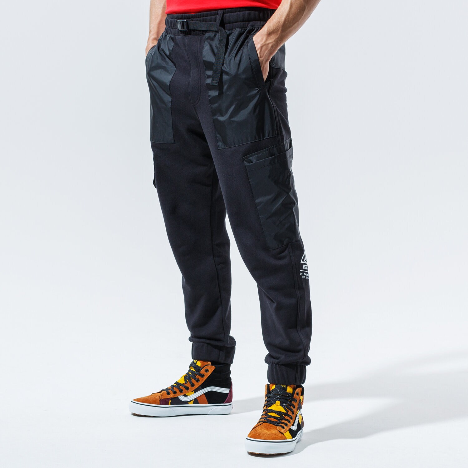 Herren Hosen VANS HOSE 66 SUPPLY FLEECE PANT VN0A4TS5BLK1 Schwarz