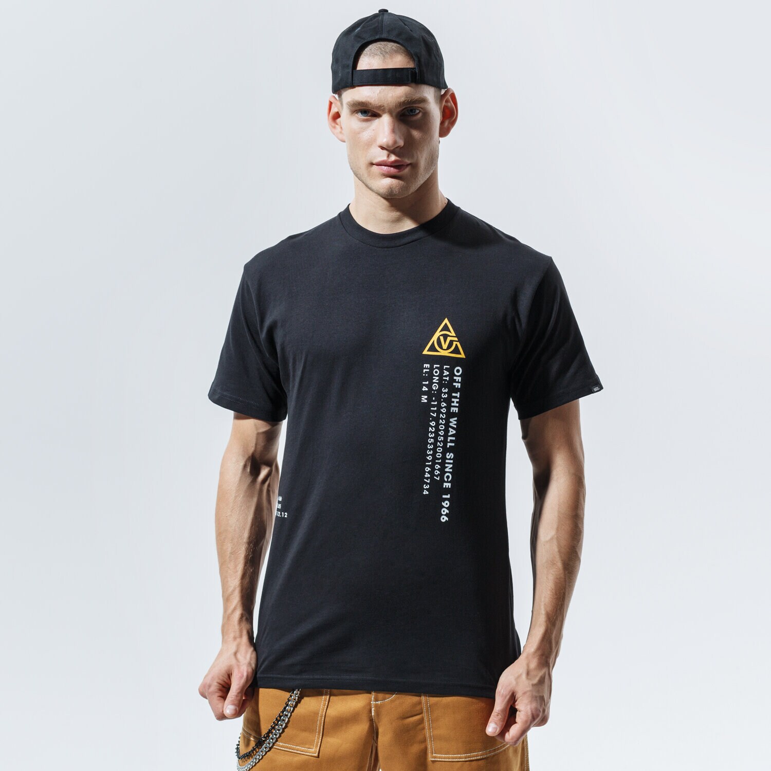 Herren T-Shirt VANS T-SHIRT 66 SUPPLY SS VN0A4TUPBLK1 Schwarz
