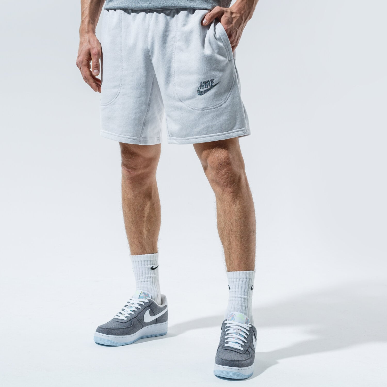 Herren Shorts NIKE SHORTS M NSW SHORT FT CU4511-910 Grau