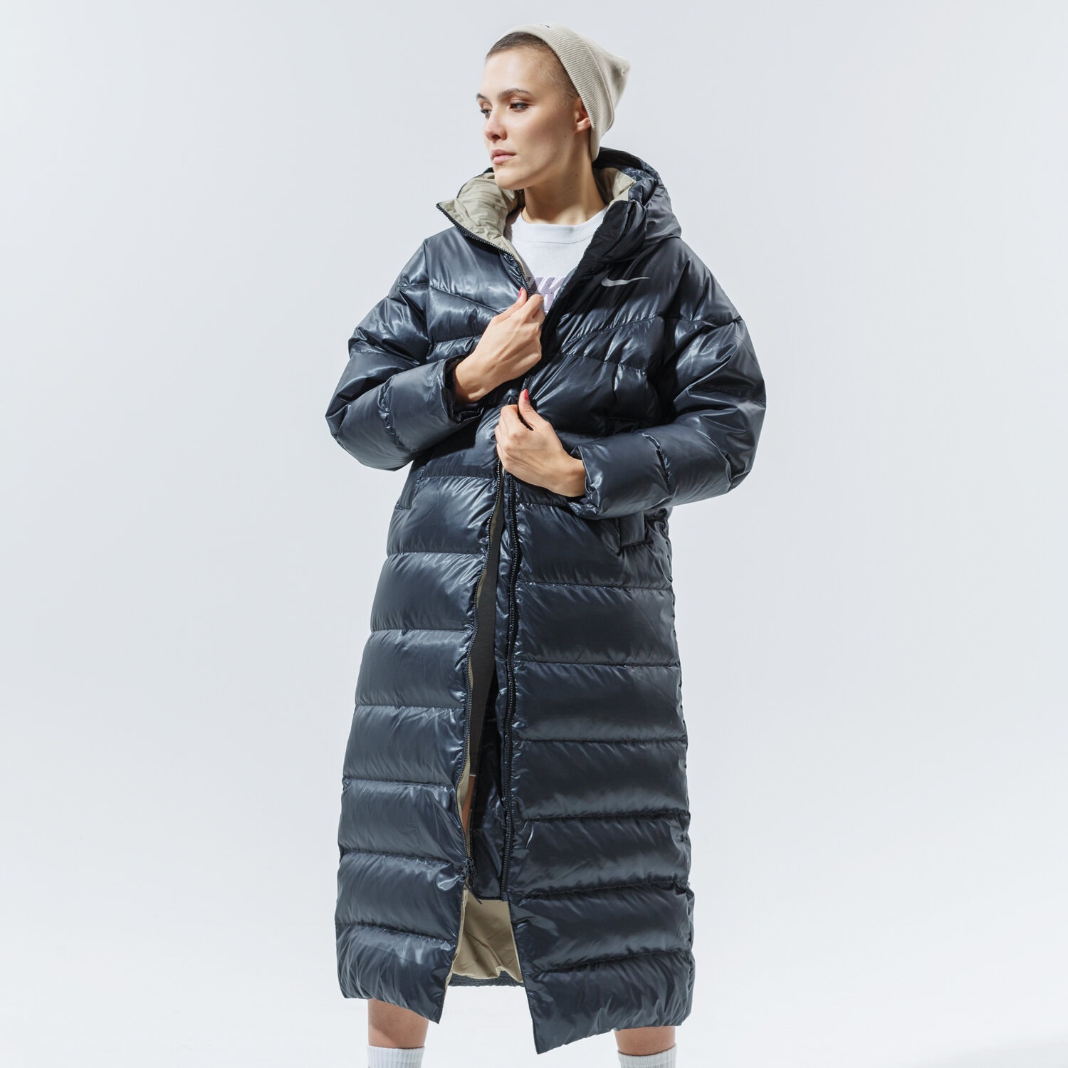 Damen Winterjacke NIKE JACKE WINTER W NSW STMT DWN PARKA CU5820-010 Schwarz