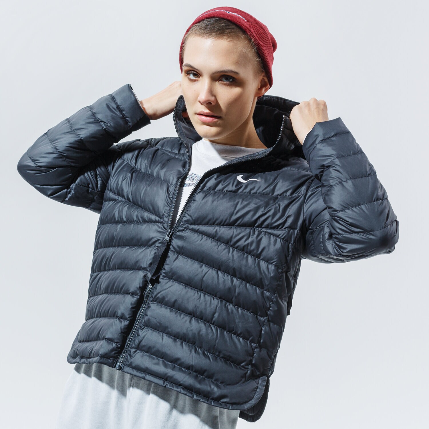 Damen Winterjacke NIKE JACKE WINTER W NSW WR LT WT DWN JKT CU5094-011 Schwarz