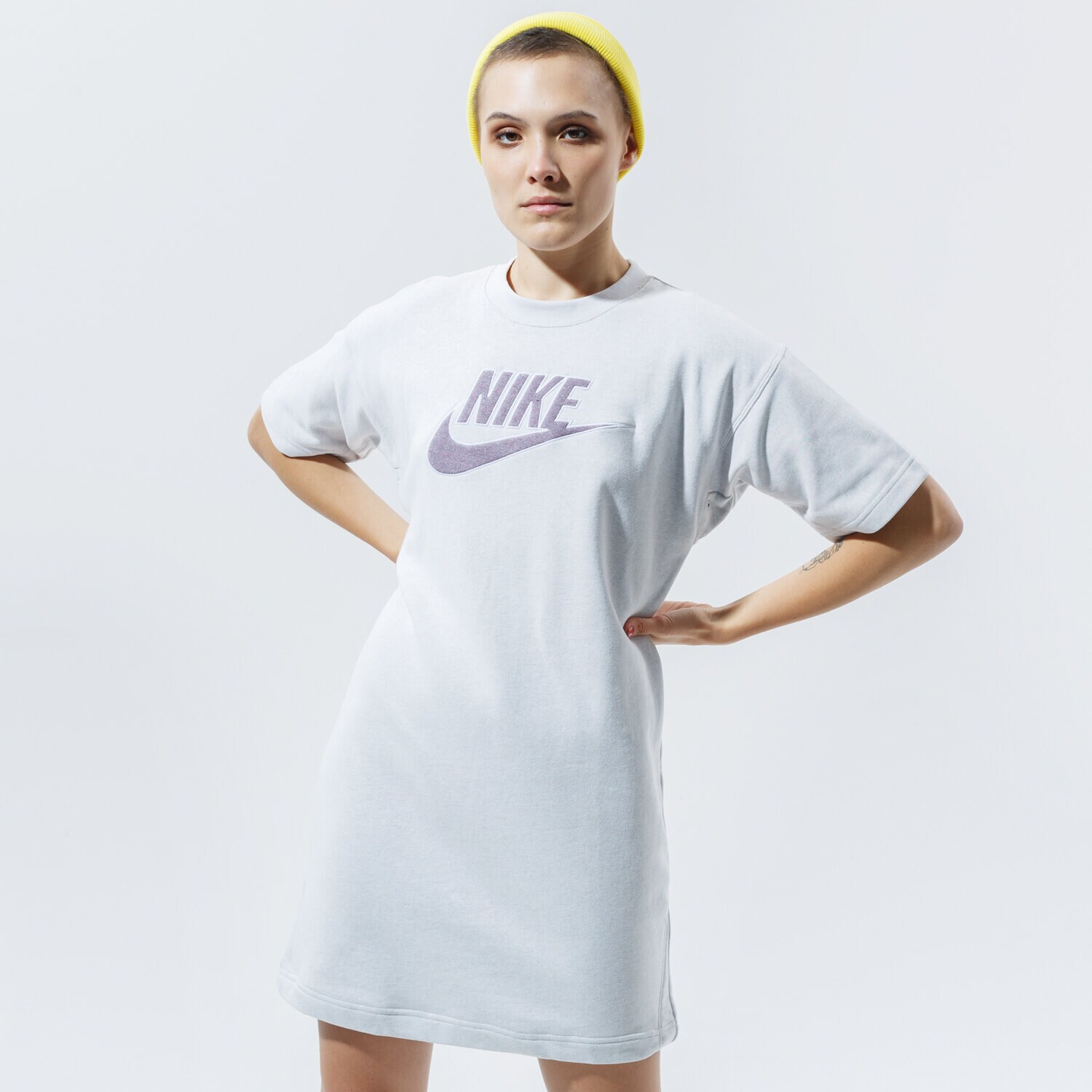 Damen Kleid NIKE KLEID W NSW TRAININGSANZUGS FT M2Z CU6401-094 Grau
