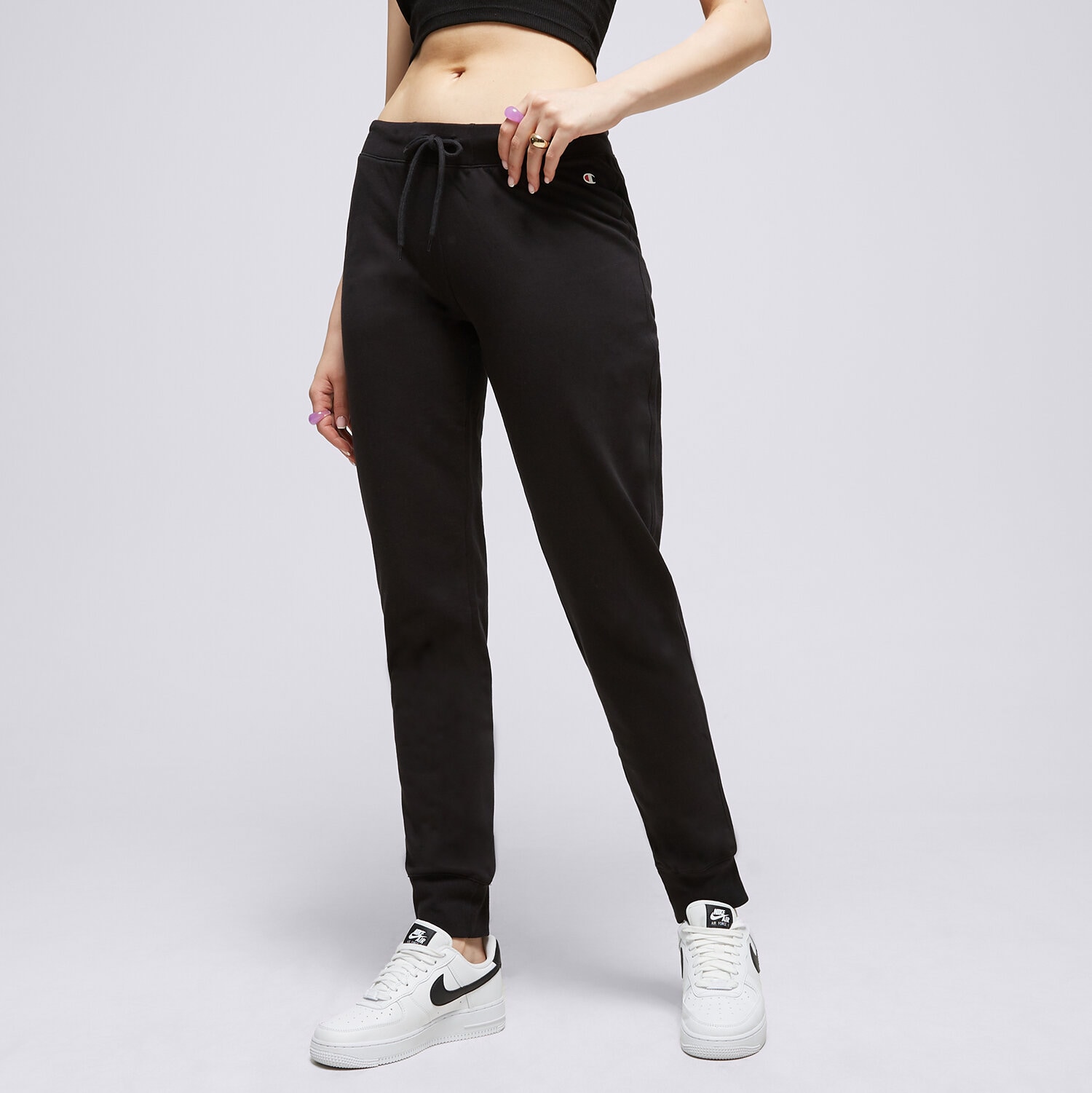 Damen Hosen CHAMPION HOSE RIB CUFF PANTS 111999KK001 Schwarz