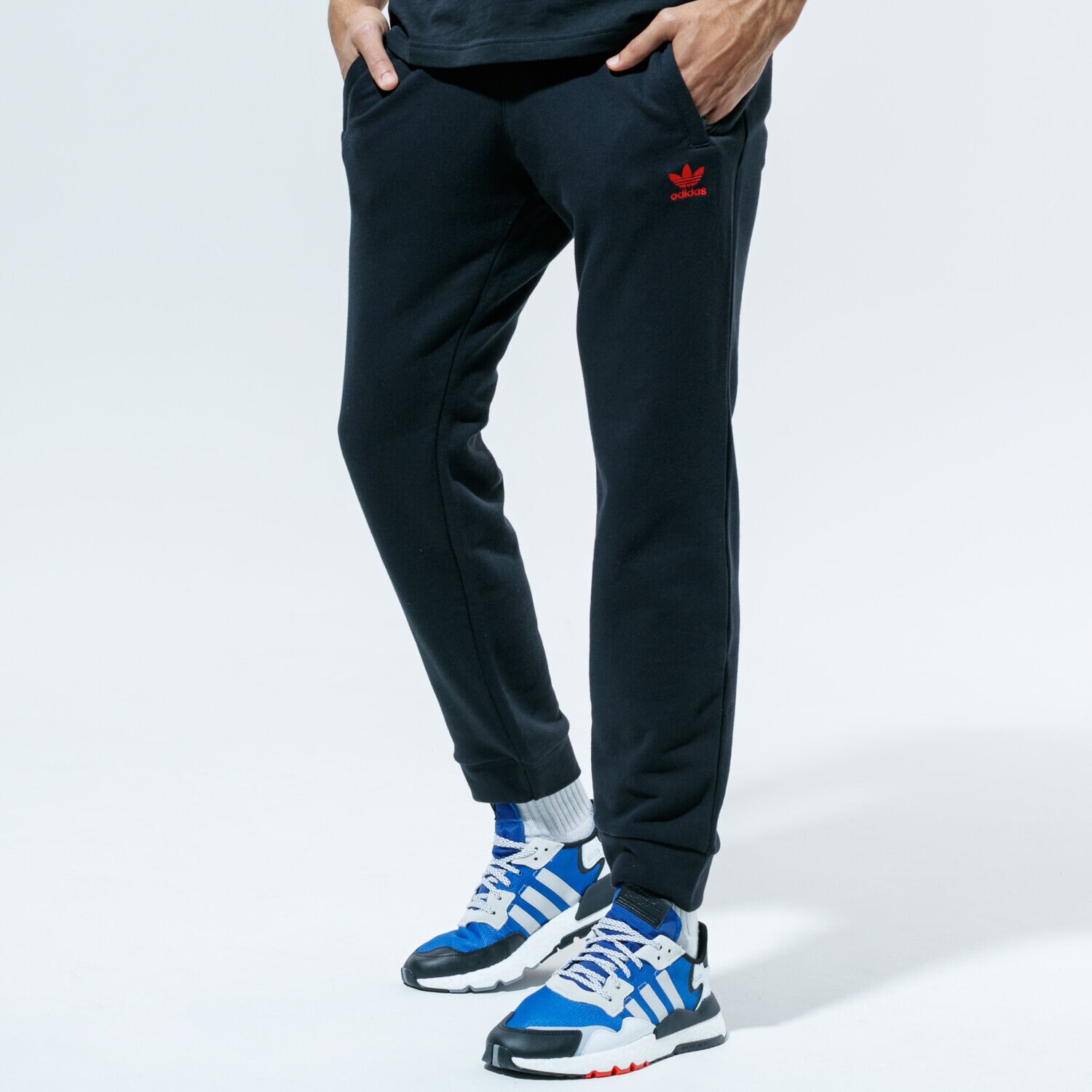 Herren Hosen ADIDAS HOSE TREFOIL PANT GD2558 Schwarz