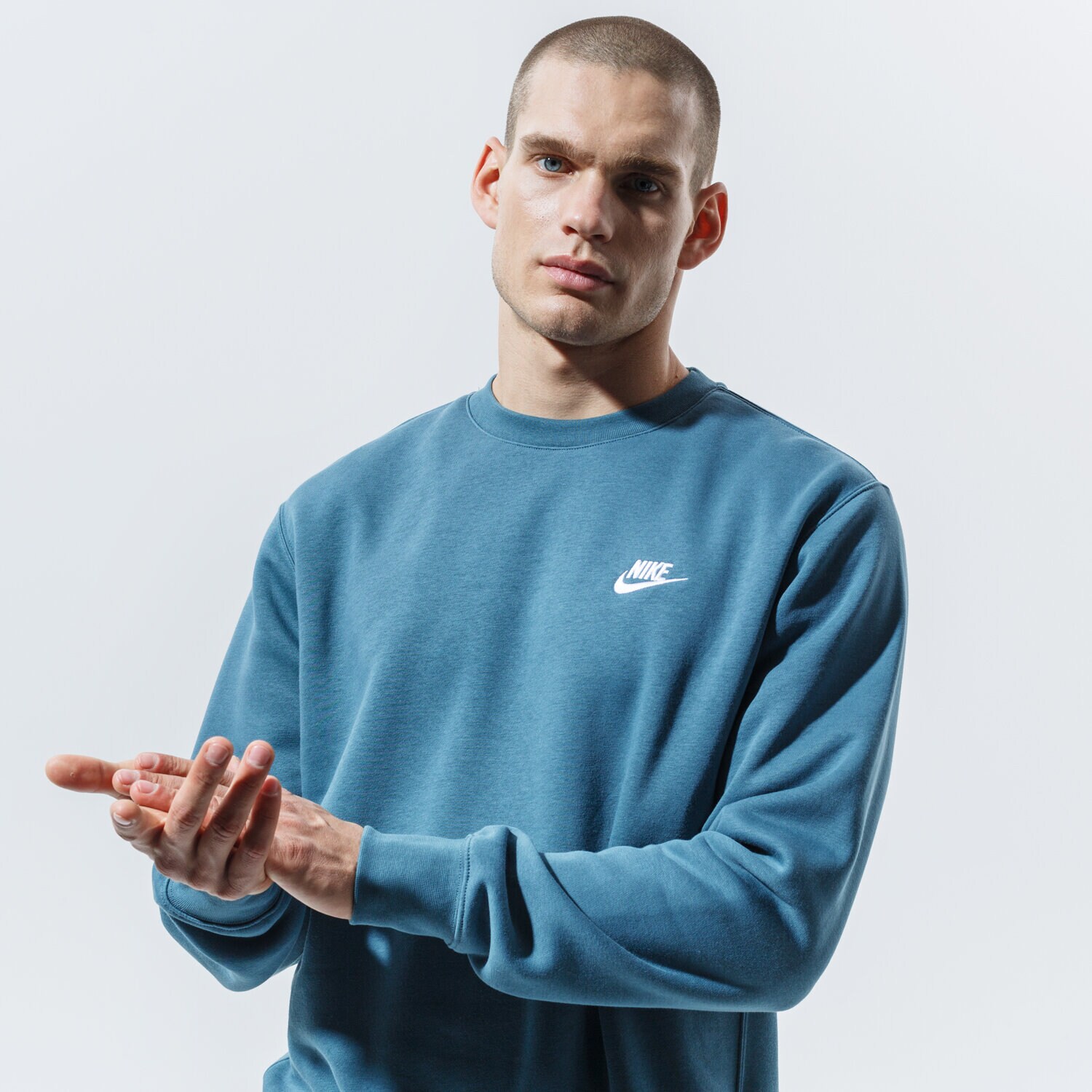 Herren NIKE SWEATSHIRT SPORTSWEAR CLUB BV2662-058 Blau