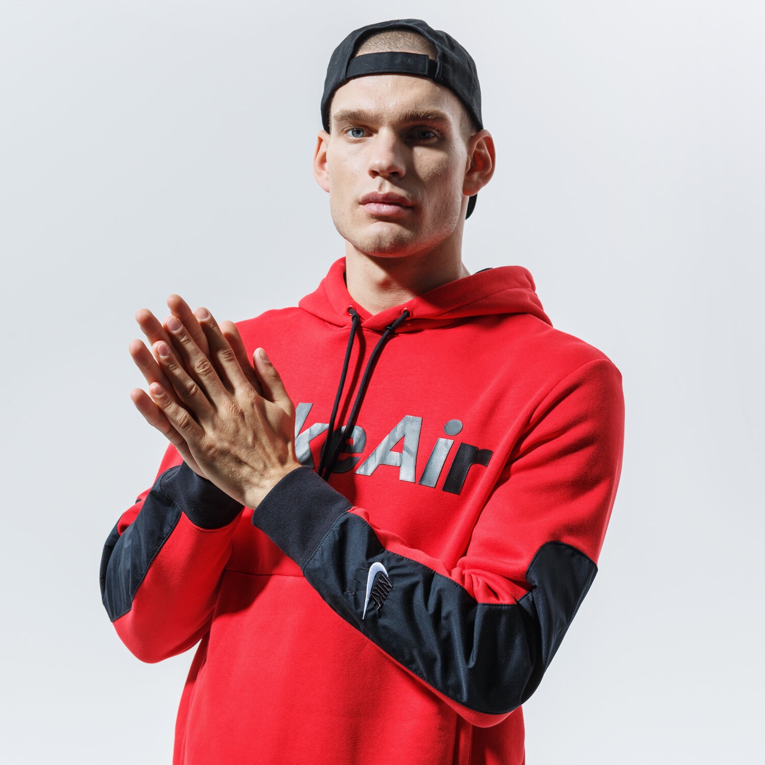 Herren NIKE HOODIE M NSW NIKE AIR HOODIE PO FLC CU4139-657 Rot