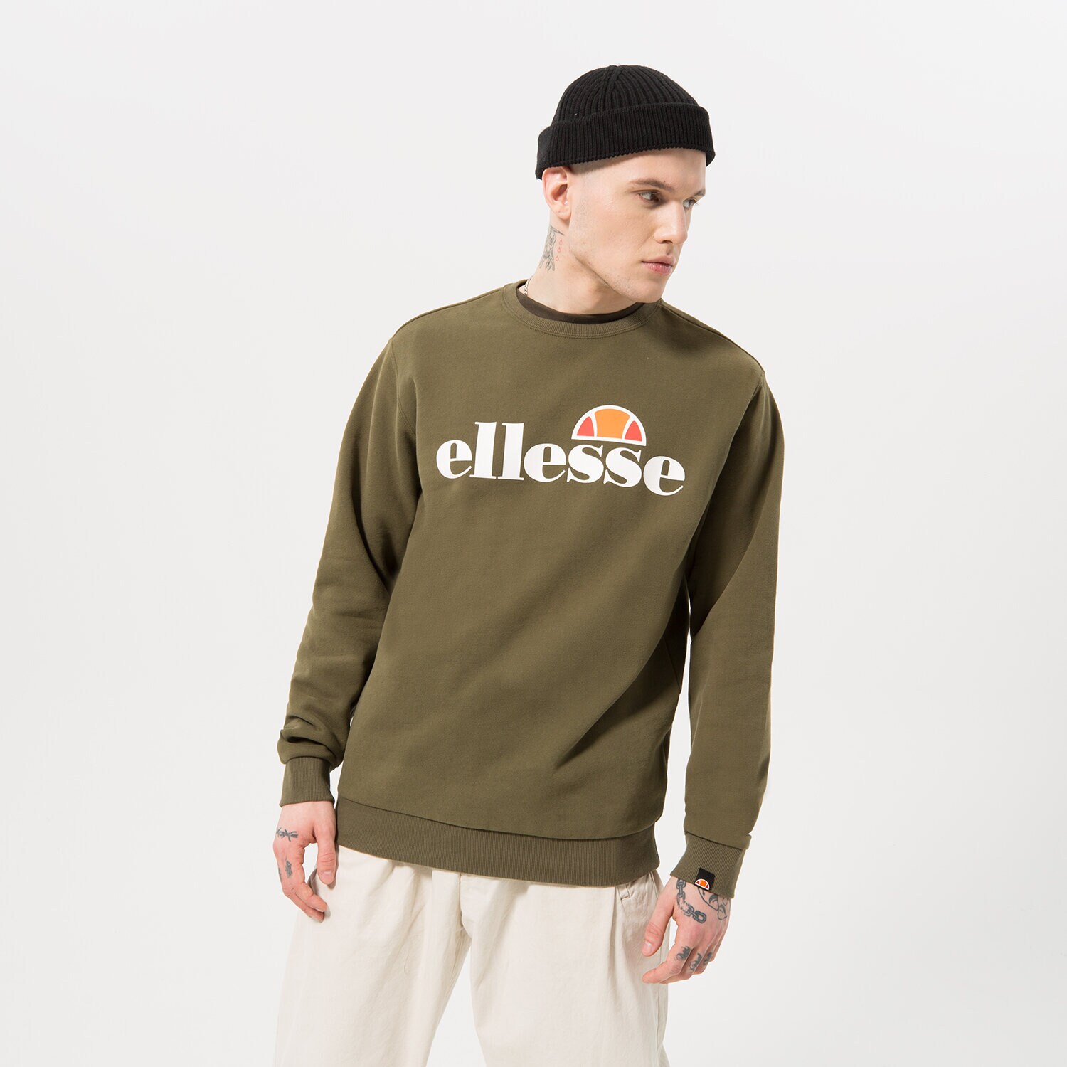 Herren ELLESSE SWEATSHIRT SL SUCCISO KHA SHC07930506 Khaki