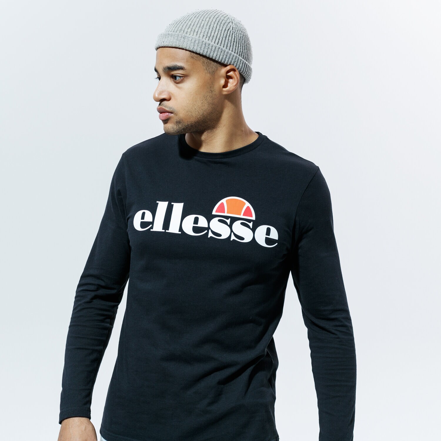 Herren T-Shirt ELLESSE T-SHIRT SL GRAZIE BLK SHC07406011 Schwarz