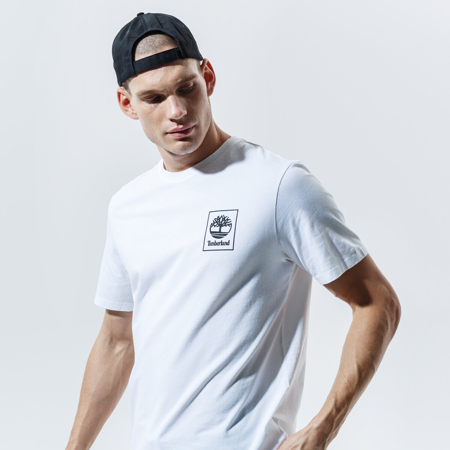 Herren T-Shirt TIMBERLAND T-SHIRT YC SS BACK CAMO TREE TEE TB0A2AFV1001 Weiß