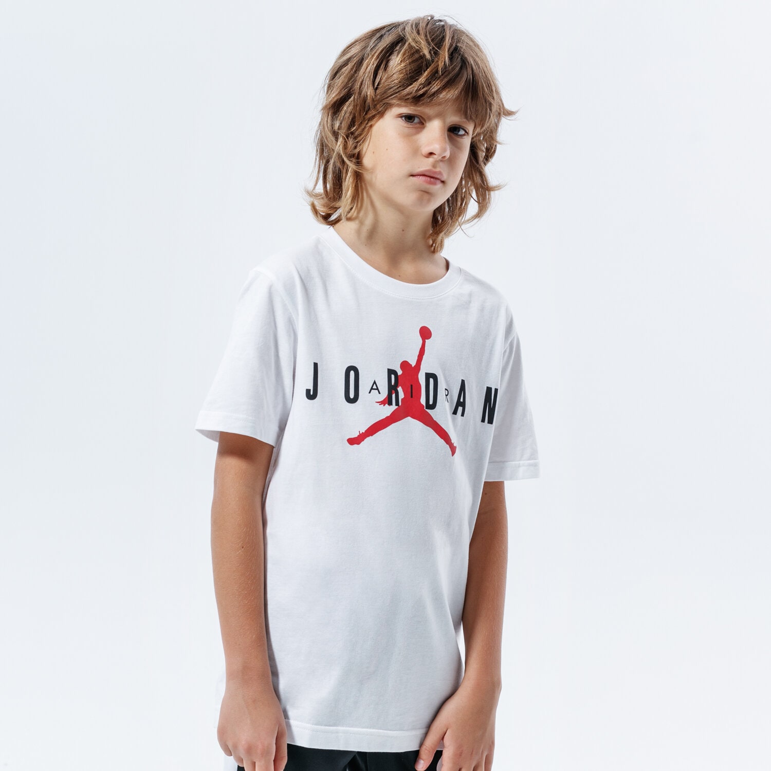 Kinder T-Shirt JORDAN T-SHIRT JDB BRAND TEE 5 BOY 955175-001 Weiß