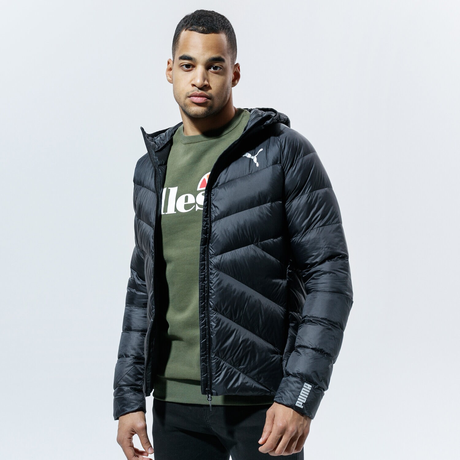 Herren Winterjacke PUMA JACKE WINTER PWRWARM PACKLITE HD 600 DOWN JACKET 58220201 Schwarz