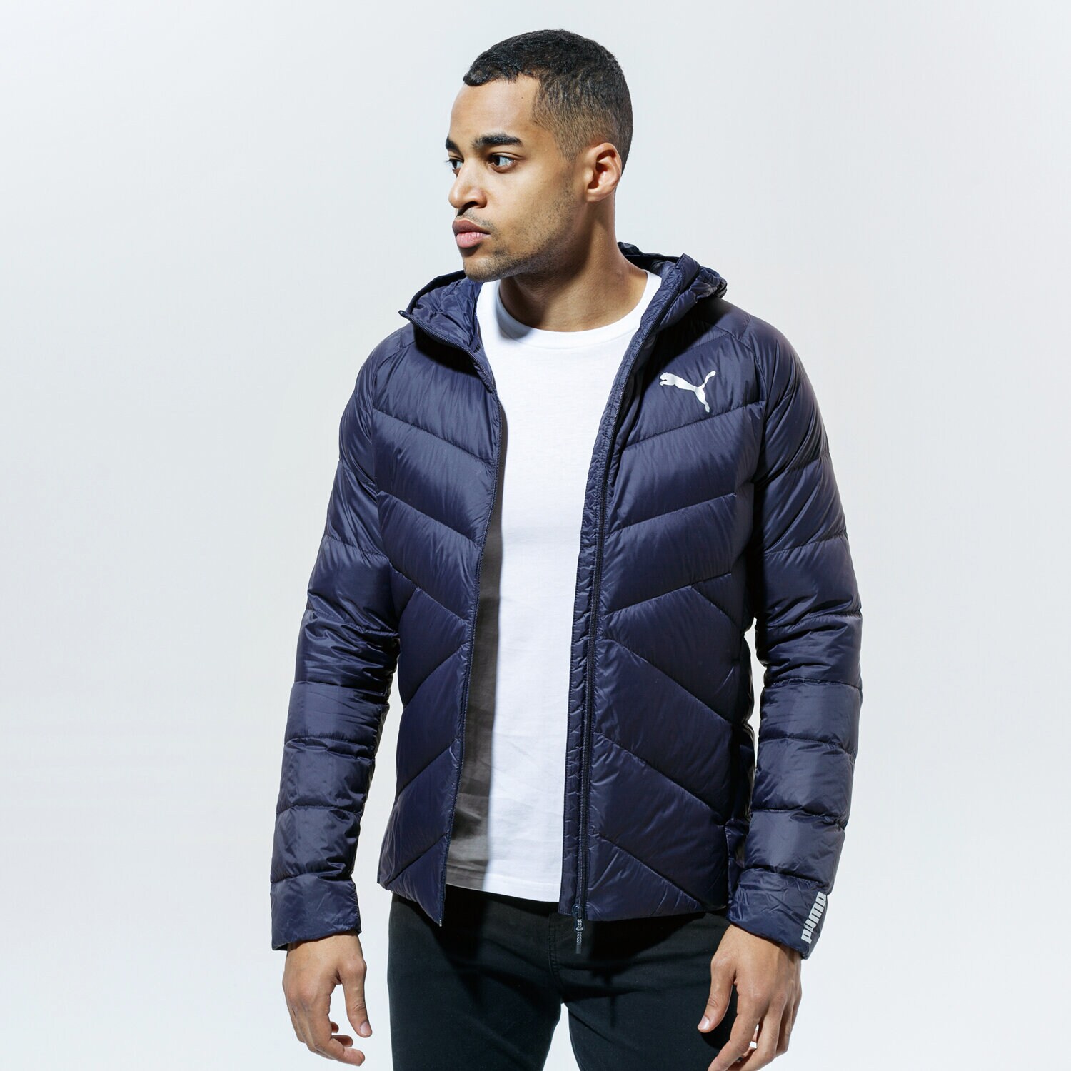 Herren Winterjacke PUMA JACKE WINTER PWRWARM PACKLITE HD 600 DOWN JACKET 58220206 Dunkelblau