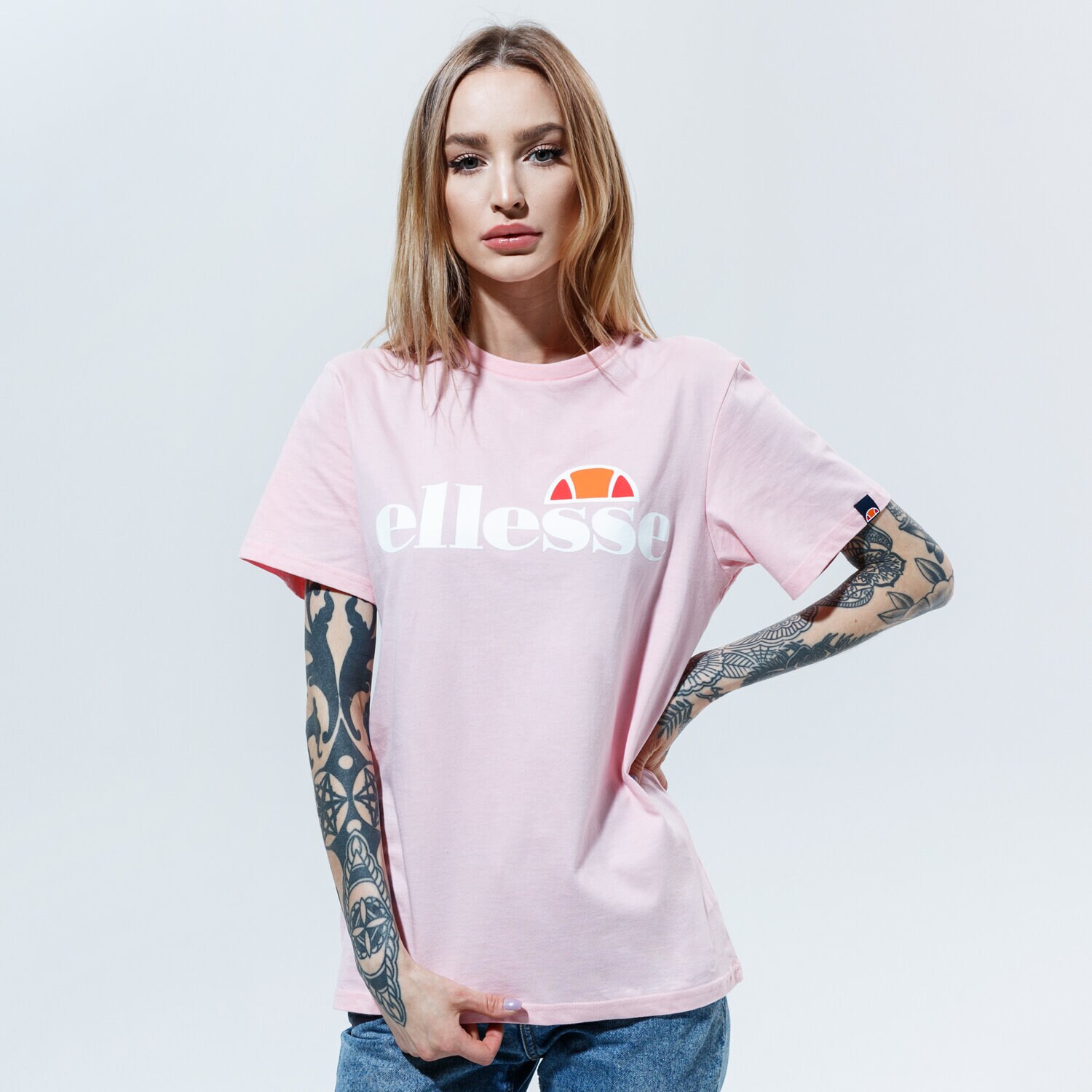Damen T-Shirt ELLESSE T-SHIRT ALBANY LPINK SGS03237808 Rosa
