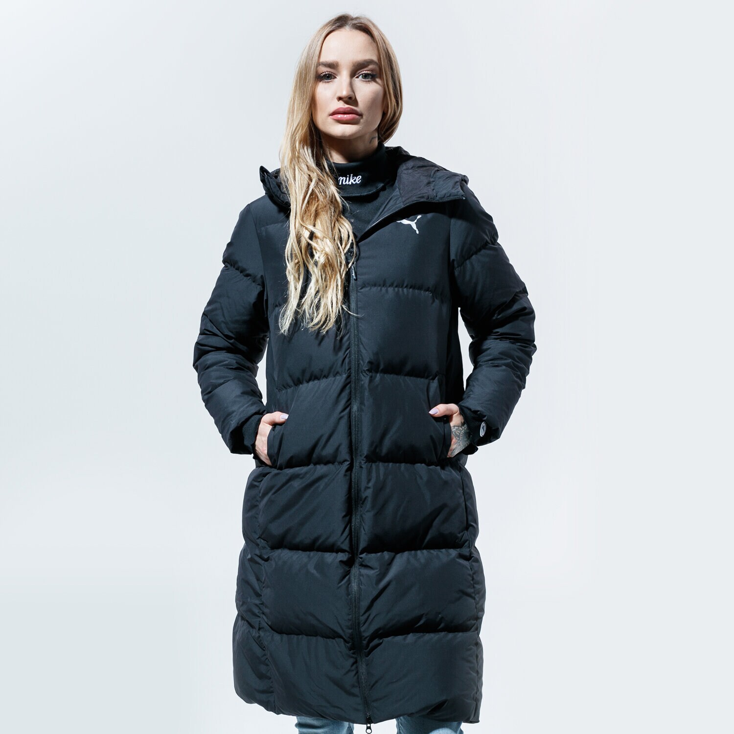 Damen Winterjacke PUMA JACKE WINTER LONG OVERSIZED DOWN COAT 58222301 Schwarz