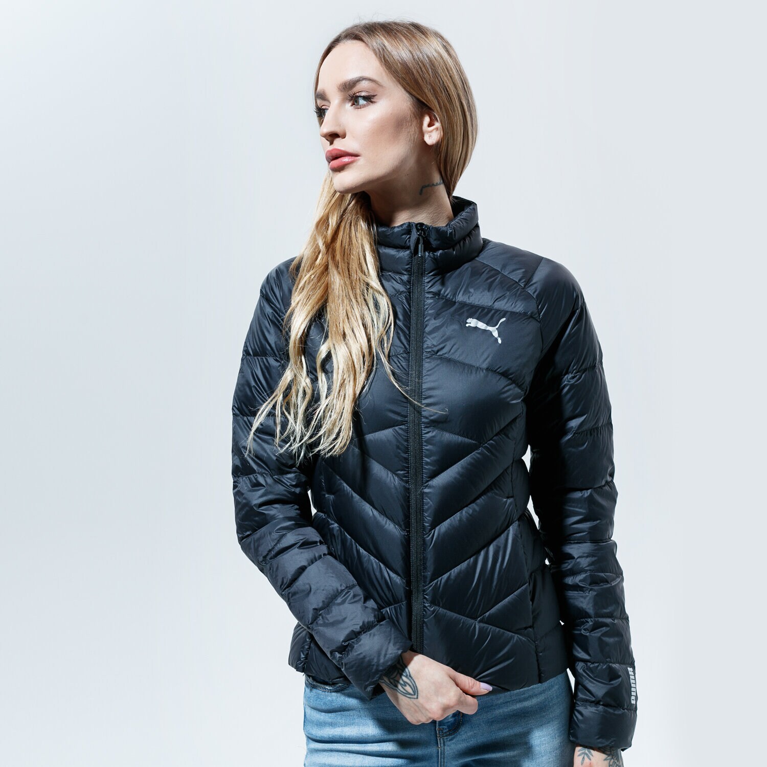 Damen Winterjacke PUMA JACKE WINTER PWRWARM PACKLITE 600 DOWN JACKET 58222801 Schwarz