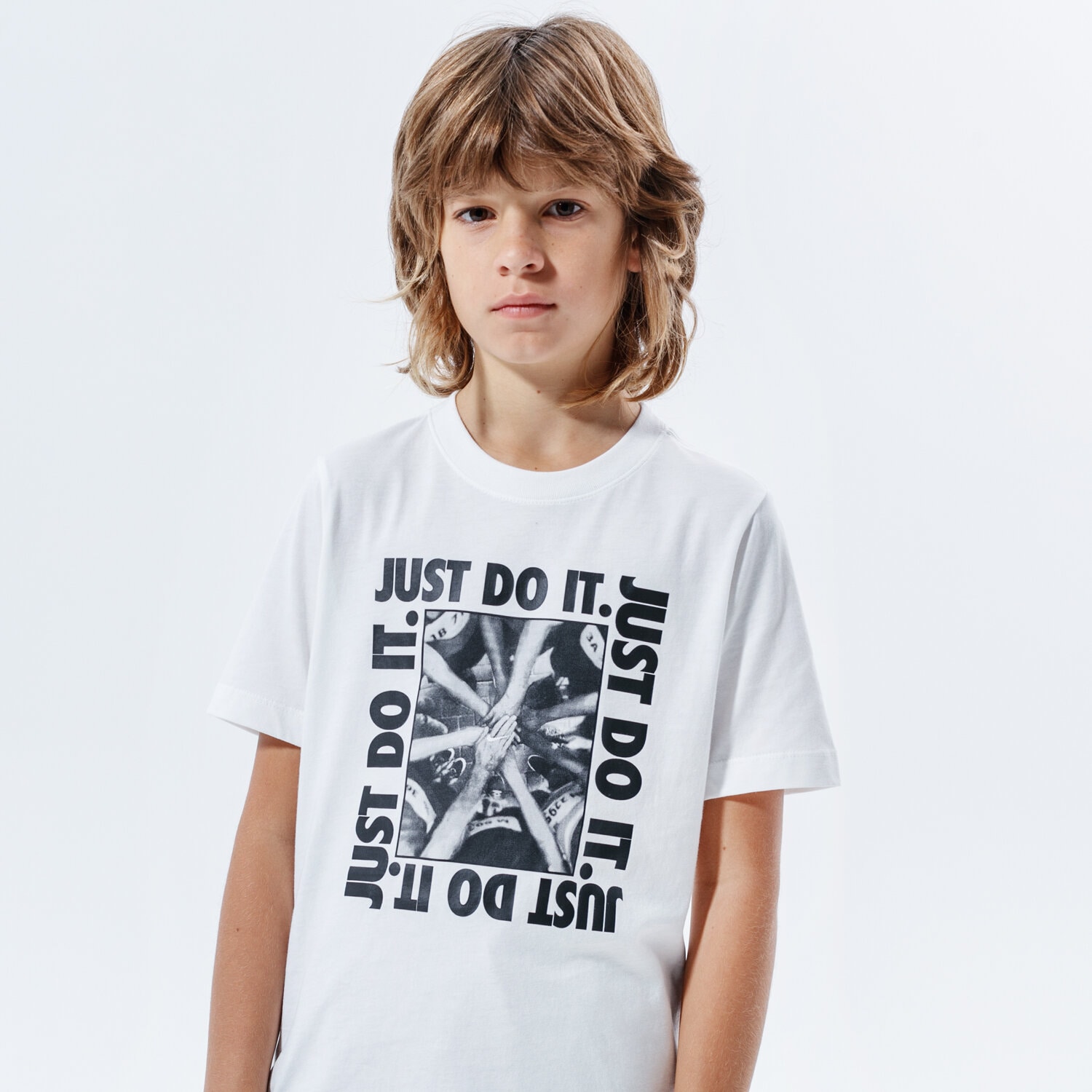 Kinder T-Shirt NIKE T-SHIRT B NSW TEE VERBIAGE 3 CZ1818-100 Weiß