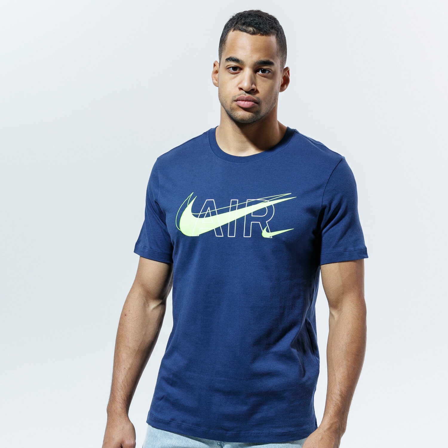 Herren T-Shirt NIKE T-SHIRT M NSW TEE AIR PRNT PACK DD9702-410 Dunkelblau