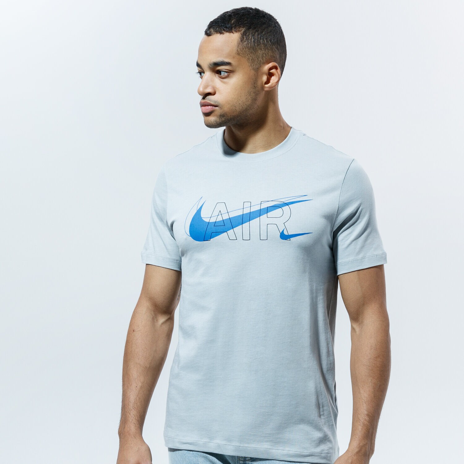 Herren T-Shirt NIKE T-SHIRT M NSW TEE AIR PRNT PACK DD9702-077 Grau