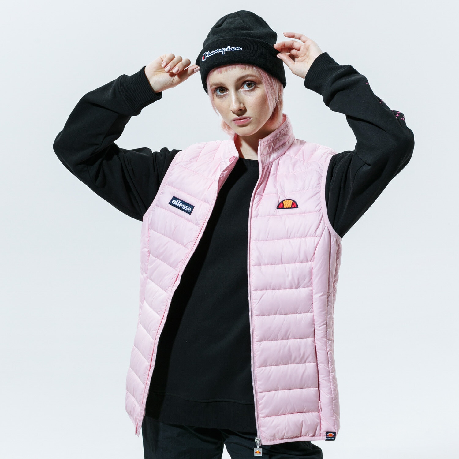 Damen Weste ELLESSE WESTE BARIA SGS09000PINK Rosa
