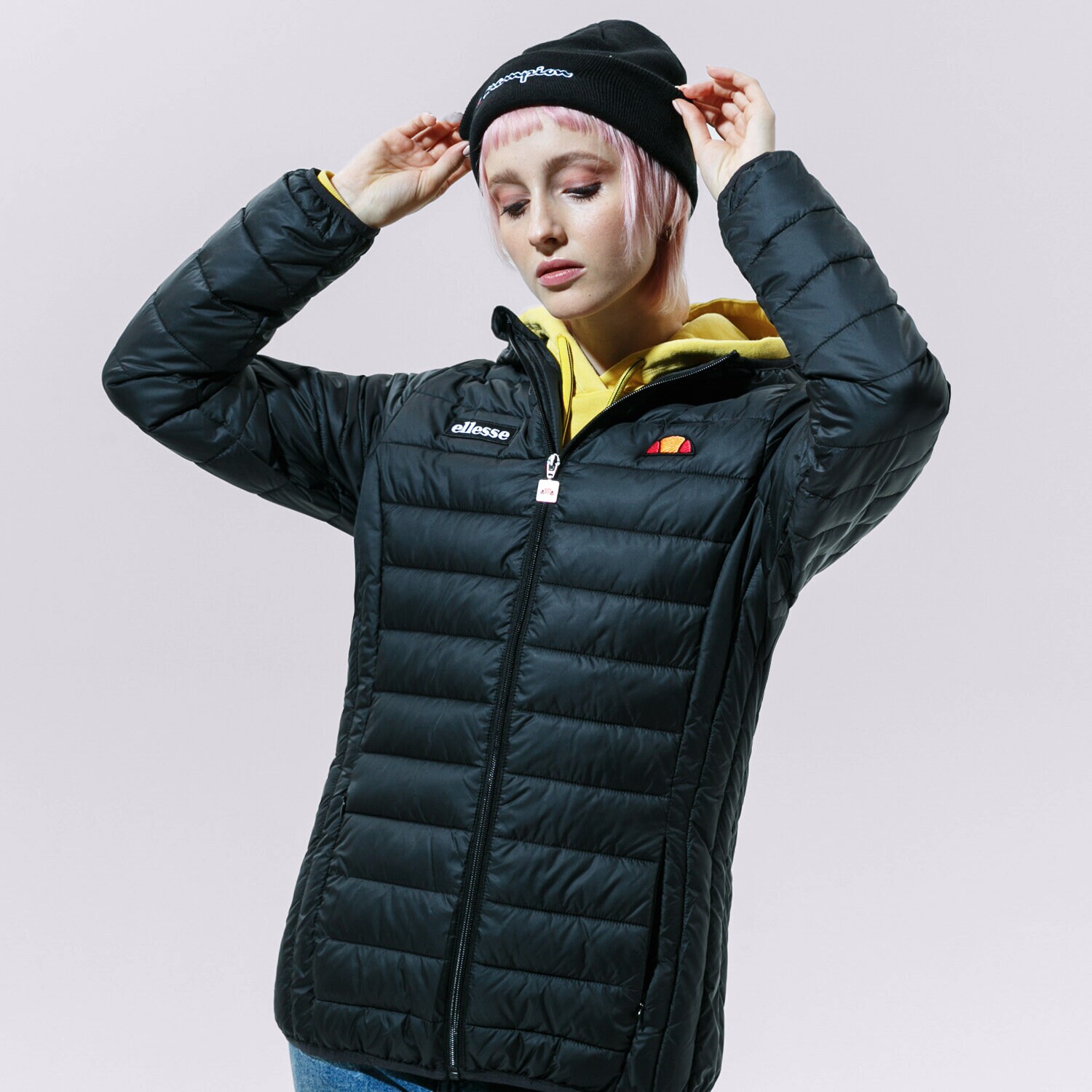 Damen Winterjacke ELLESSE JACKE WINTER LOMPARD BLK SGS02683001 Schwarz