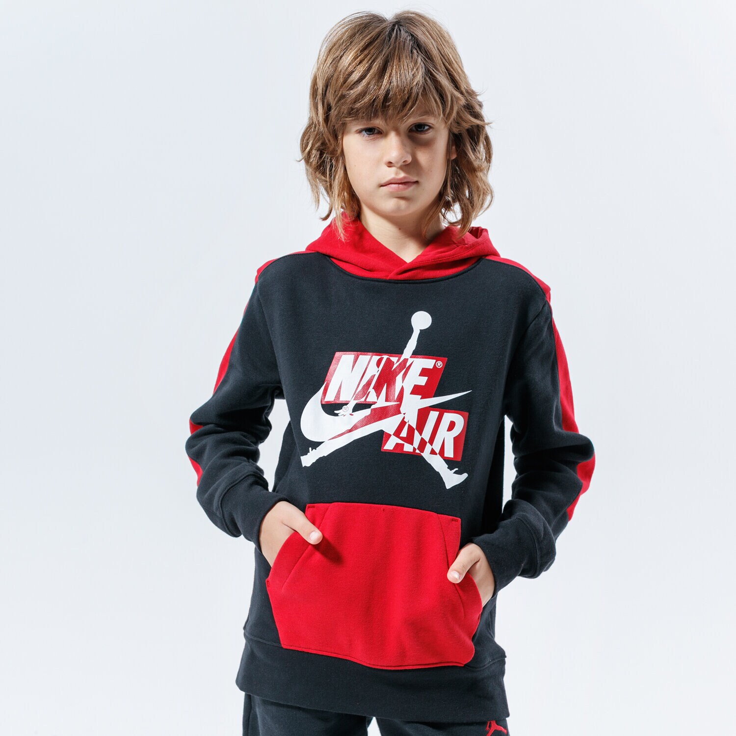 Kinder JORDAN HOODIE JUMPMAN CLASSICS III PO 957422-023 Schwarz