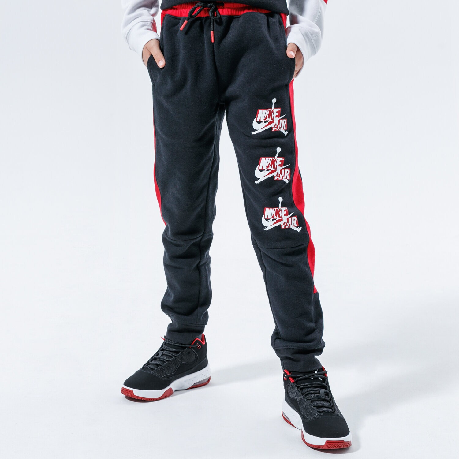 Kinder Hosen JORDAN HOSE JUMPMAN CLASSICS III FLEECE PANT 957529-023 Schwarz