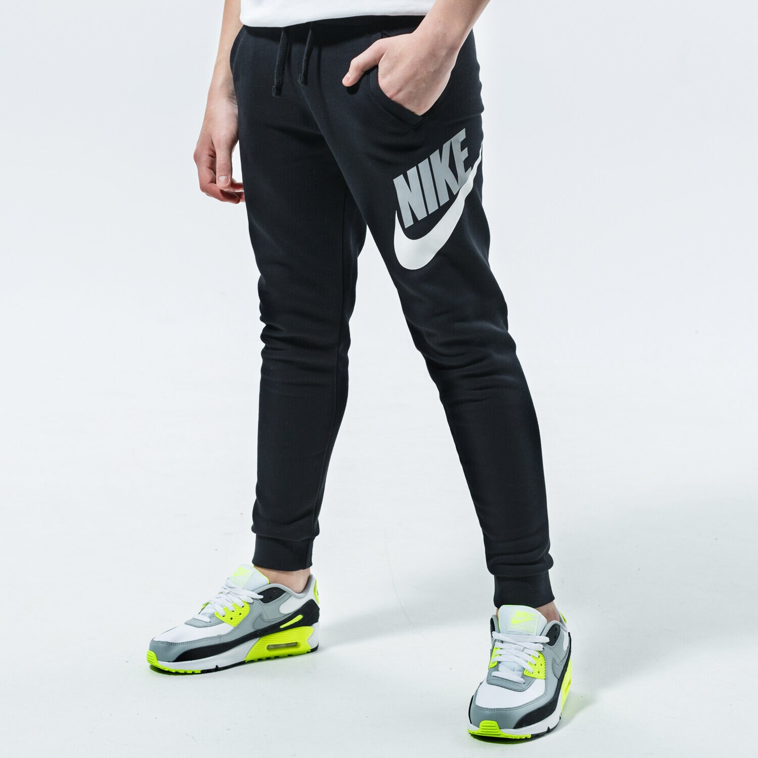 Kinder Hosen NIKE HOSE FLEECE JOGGERS JUNIOR BOY CJ7863-010 Schwarz