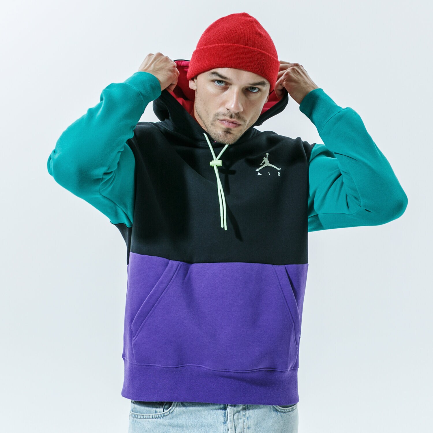 Herren JORDAN HOODIE JUMPMAN CK6684-011 Dunkelblau
