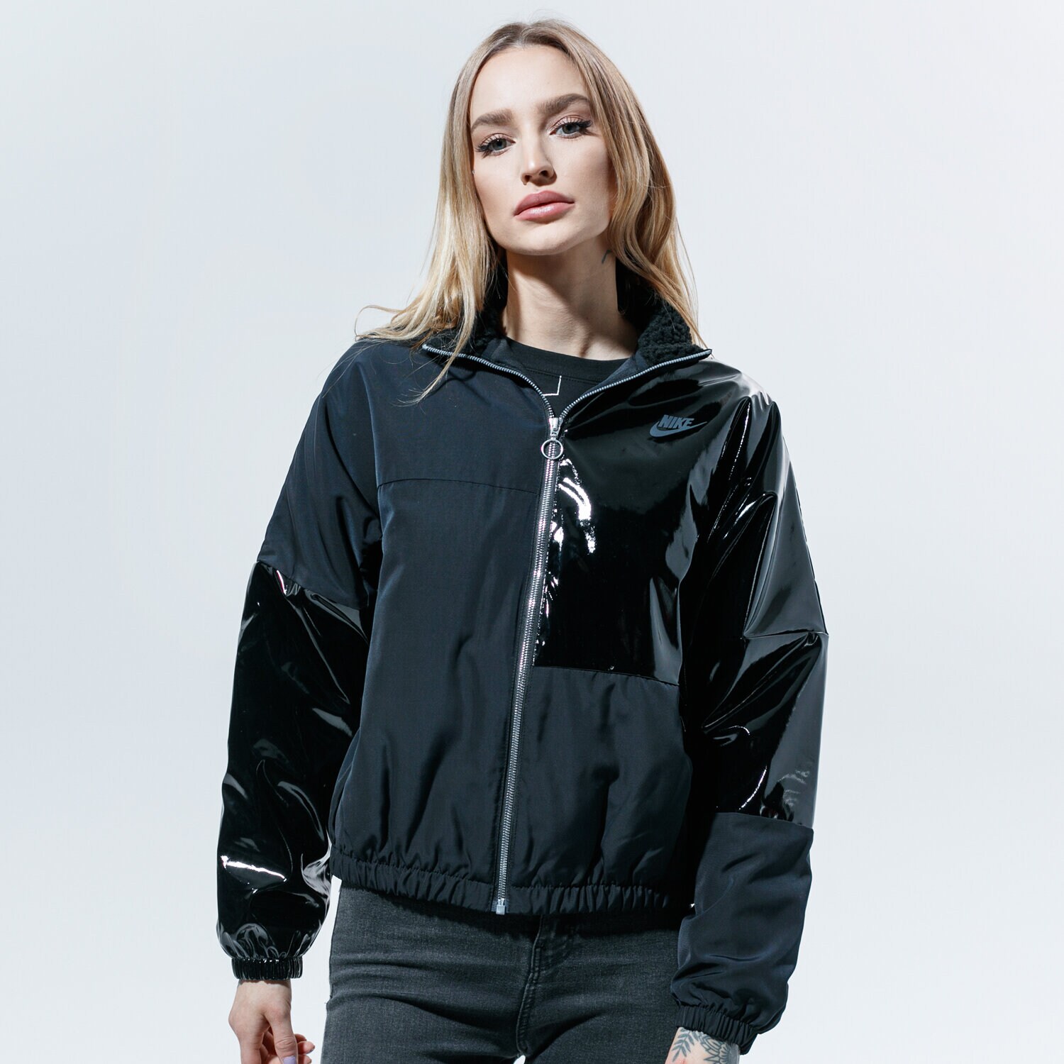 Damen Winterjacke NIKE JACKE W NSW ICN CLSH JKT SYN FILL CZ1870-010 Schwarz