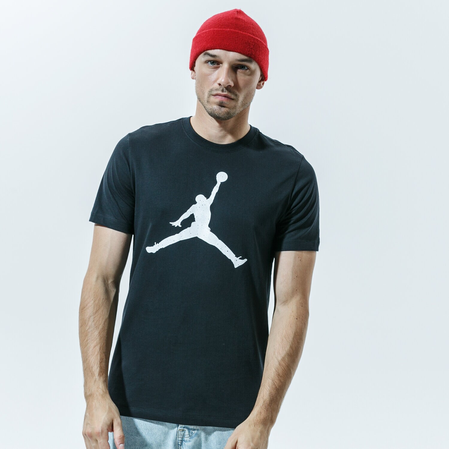 Herren T-Shirt JORDAN T-SHIRT JUMPMAN CZ6650-010 Schwarz