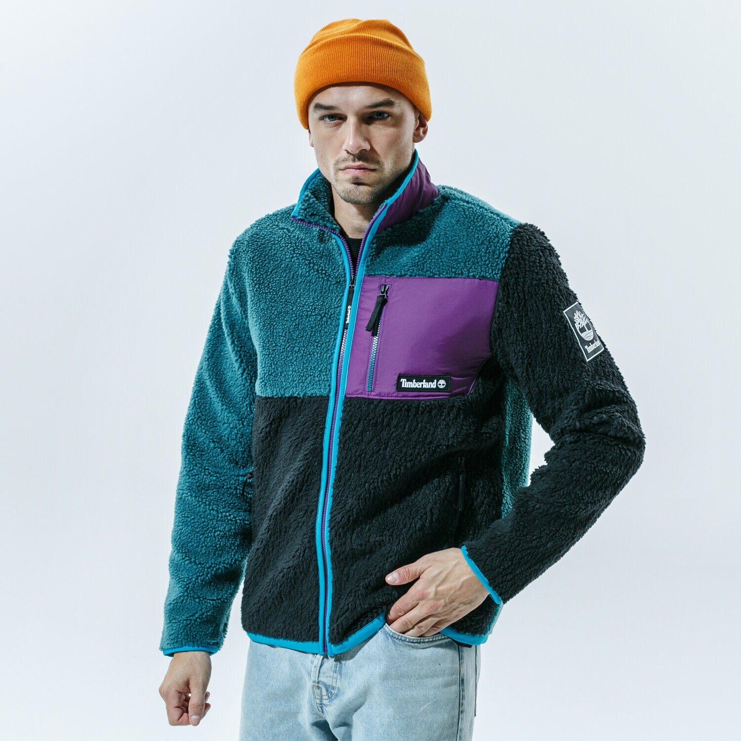 Herren TIMBERLAND FLEECESHIRT YC OUTDOOR ARCHIVE SHERPA FLEECE JACK TB0A2AXTAQ31 Multicolor