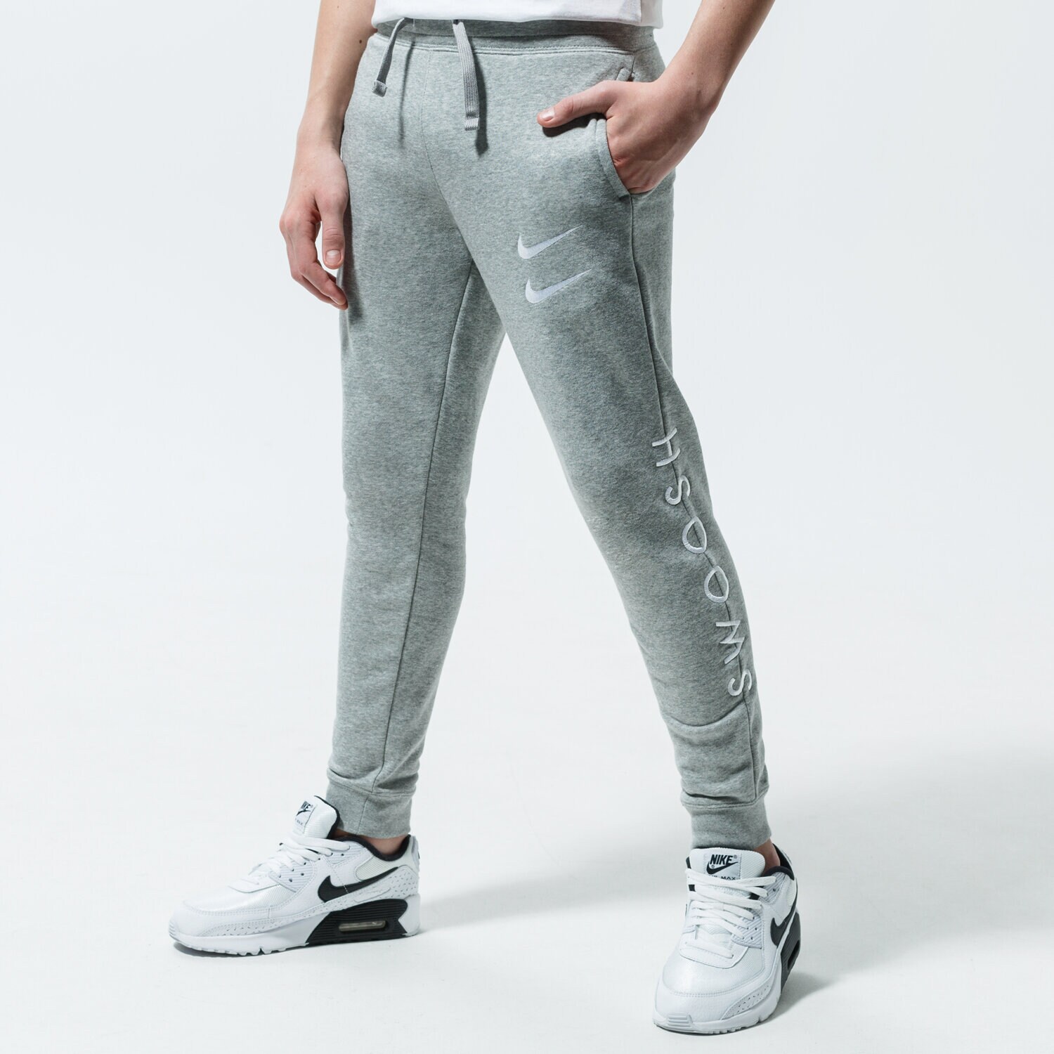 Kinder Hosen NIKE HOSE SPORTSWEAR SWOOSH CU9195-063 Grau