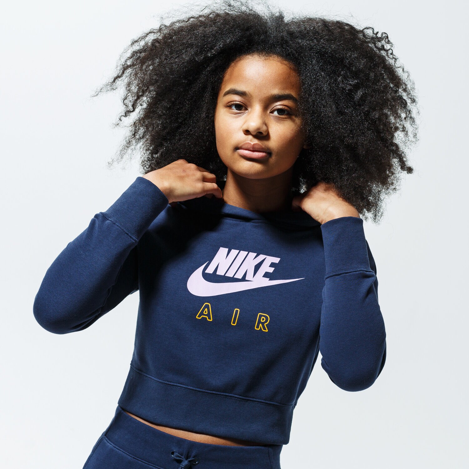 Kinder NIKE HOODIE AIR CZ6234-451 Dunkelblau