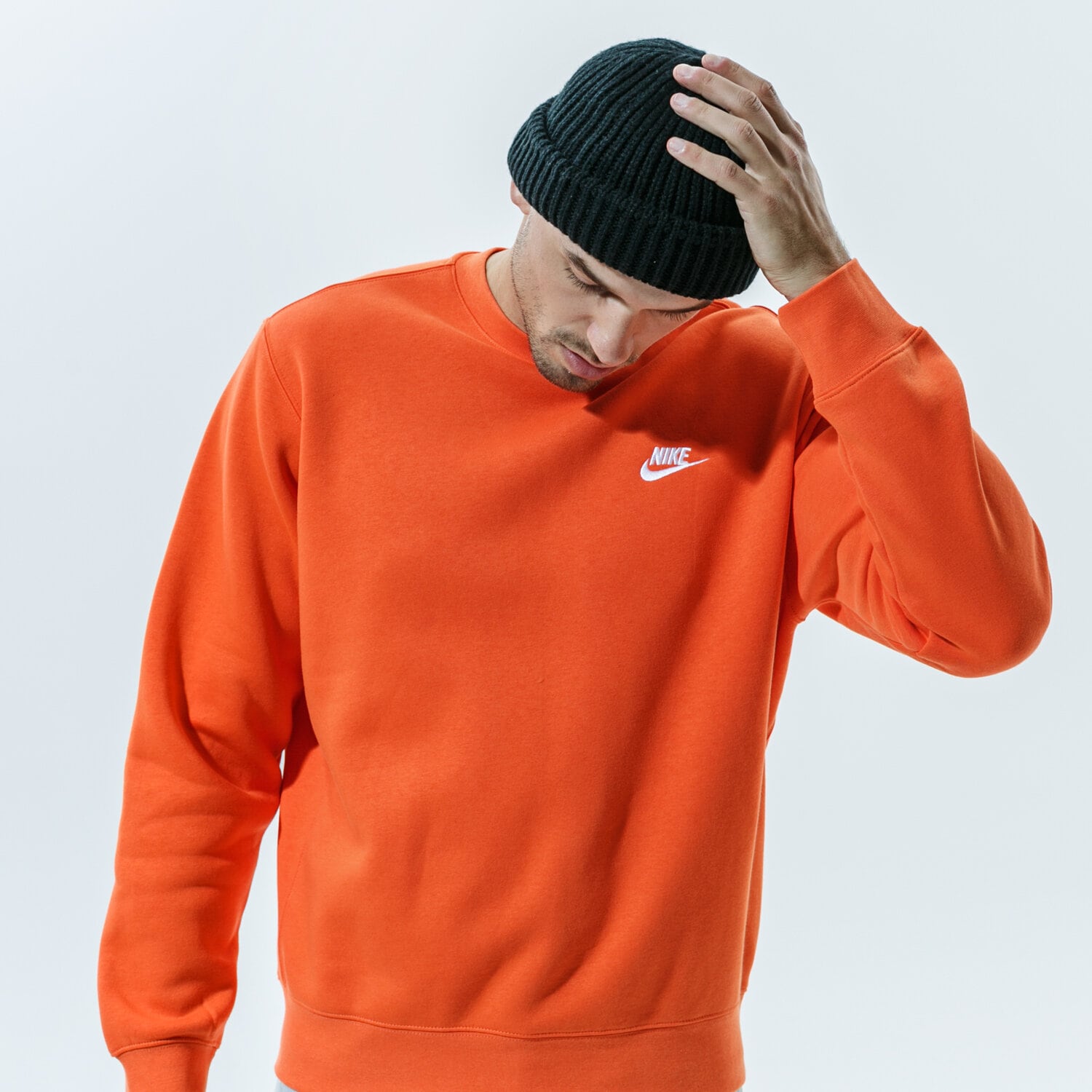 Herren NIKE SWEATSHIRT SPORTSWEAR CLUB BV2662-837 Orange