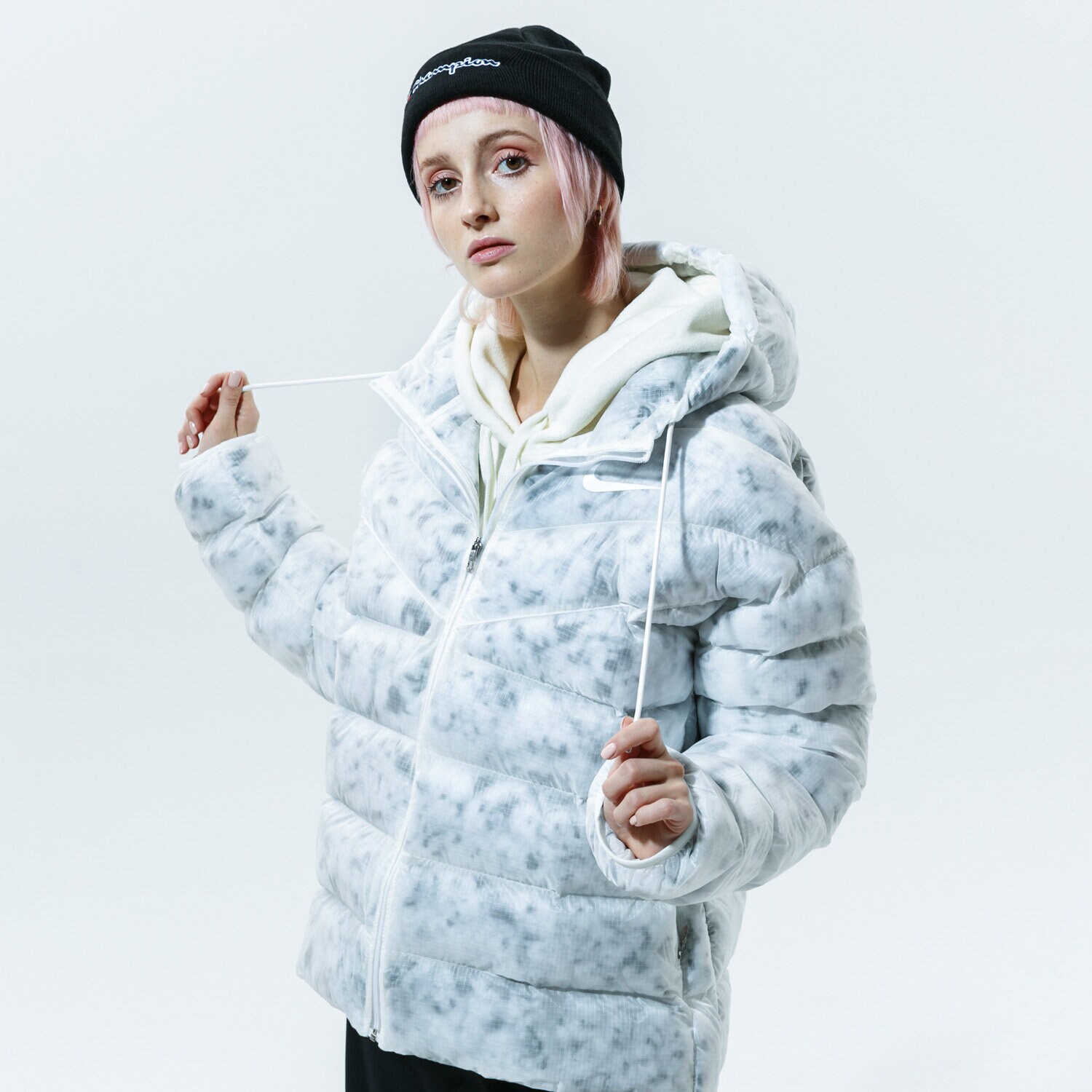 Damen Winterjacke NIKE JACKE SYNTHETISCHE SPORTSWEAR CZ1907-121 Grau
