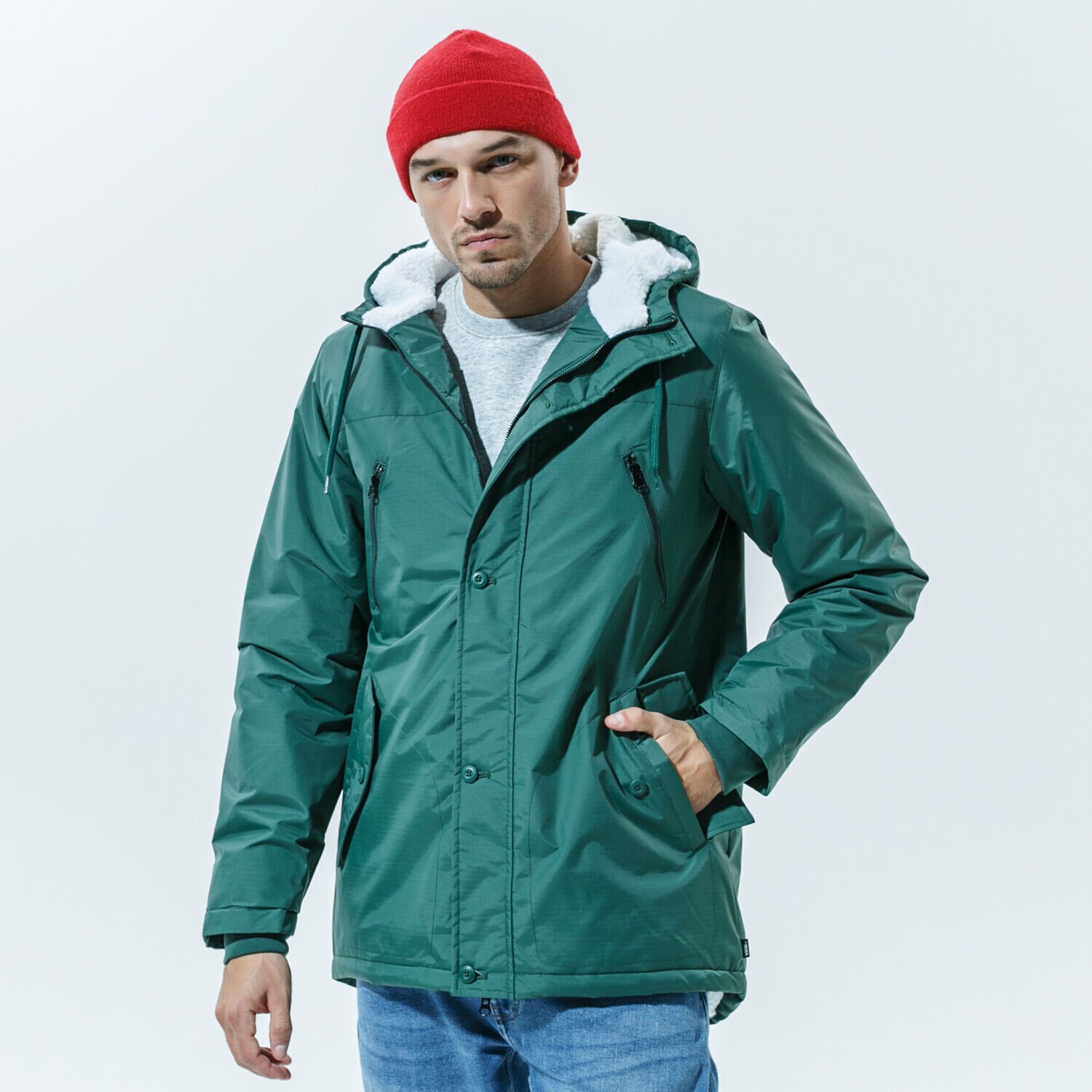 Herren Winterjacke VANS JACKE WINTER WATERMAN MTE VN0A4RQHEEI1 Grün