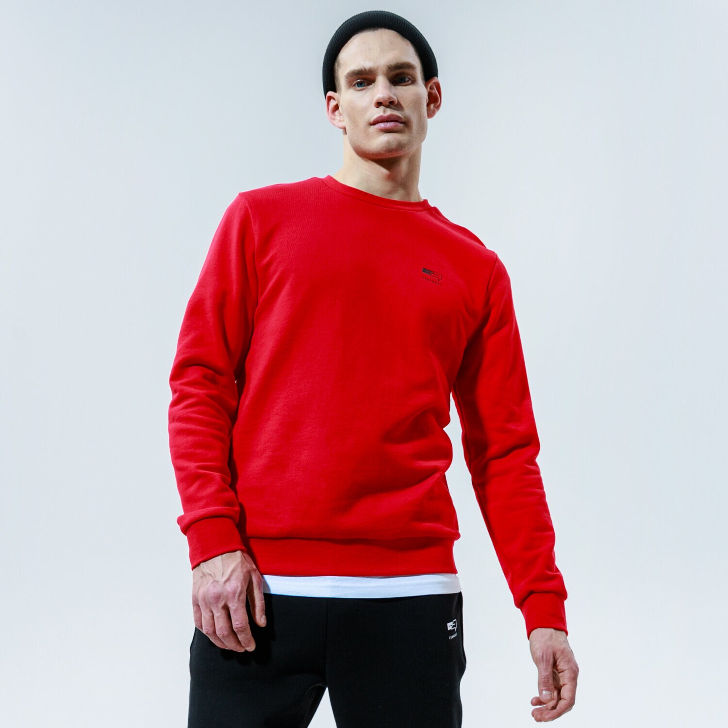 Herren CONFRONT SWEATSHIRT ESSENTAL CREW CF320BLM39003 Rot
