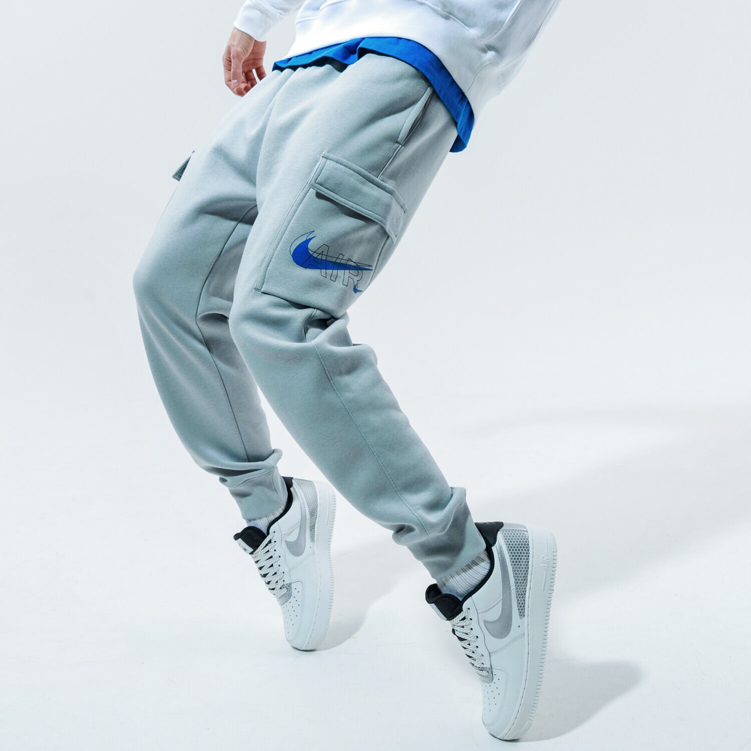 Herren Hosen NIKE HOSE M NSW PANT CARGO AIR PRNT PACK DD9696-077 Grau