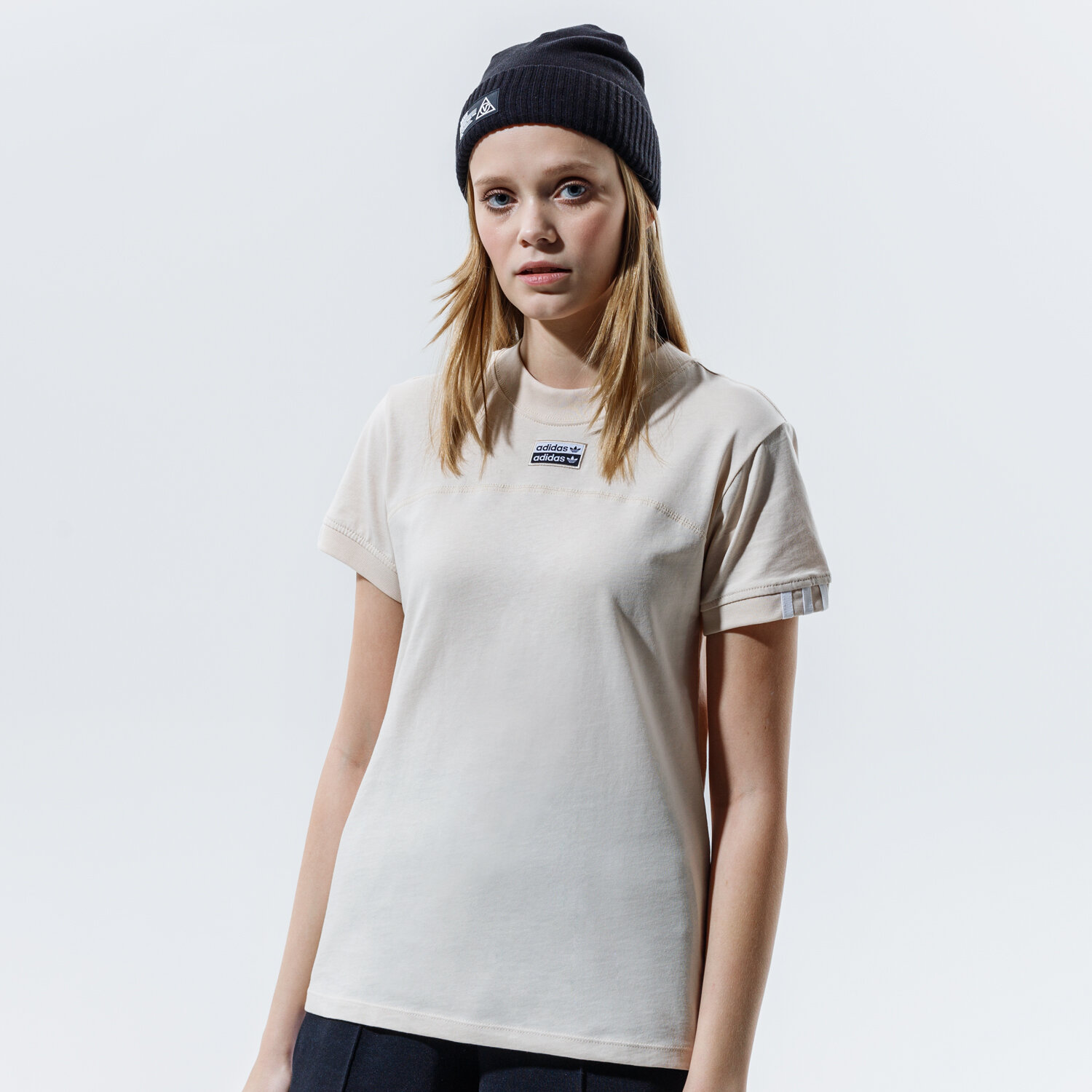 Damen T-Shirt ADIDAS T-SHIRT R.Y.V. TEE GD3807 Beige