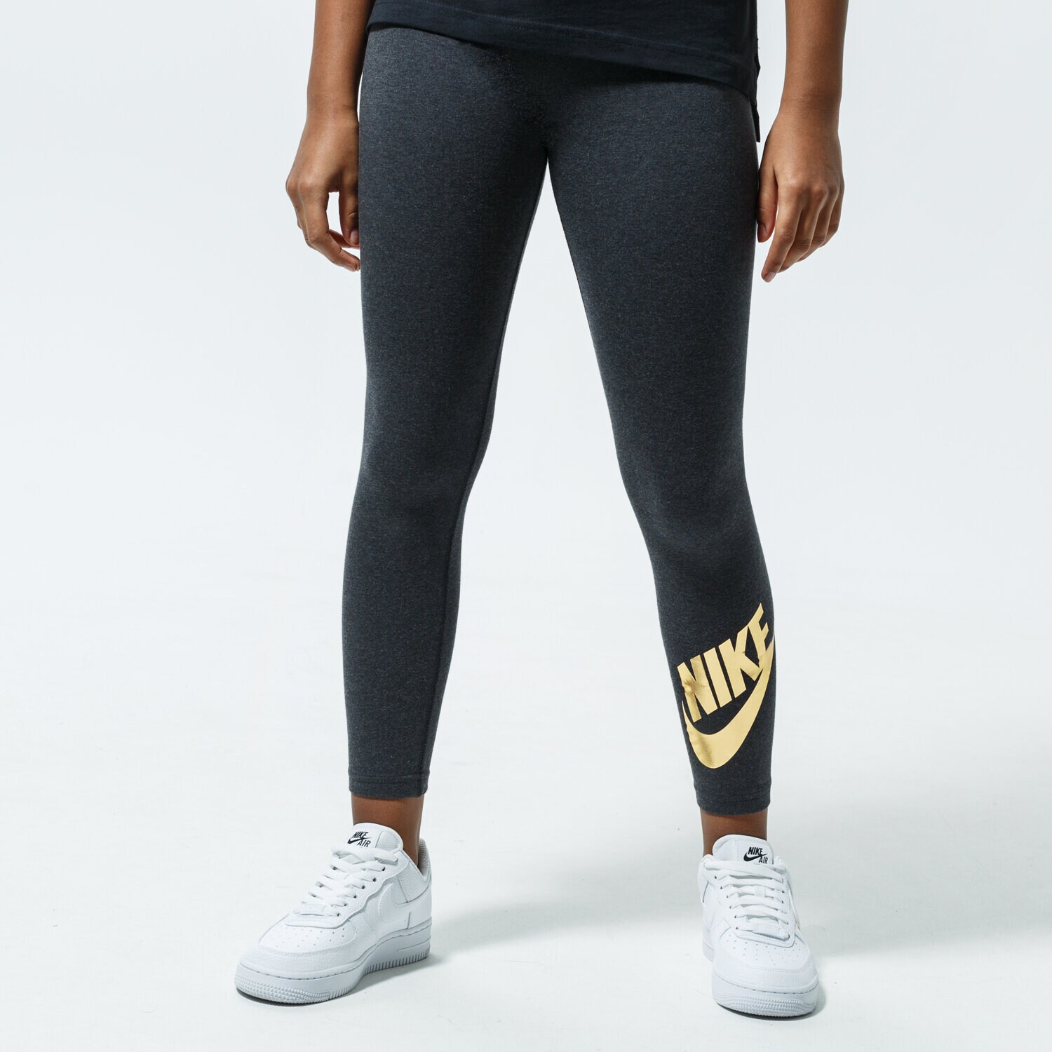 Kinder Hosen NIKE LEGGINGS SPORTSWEAR DB2824-032 Schwarz
