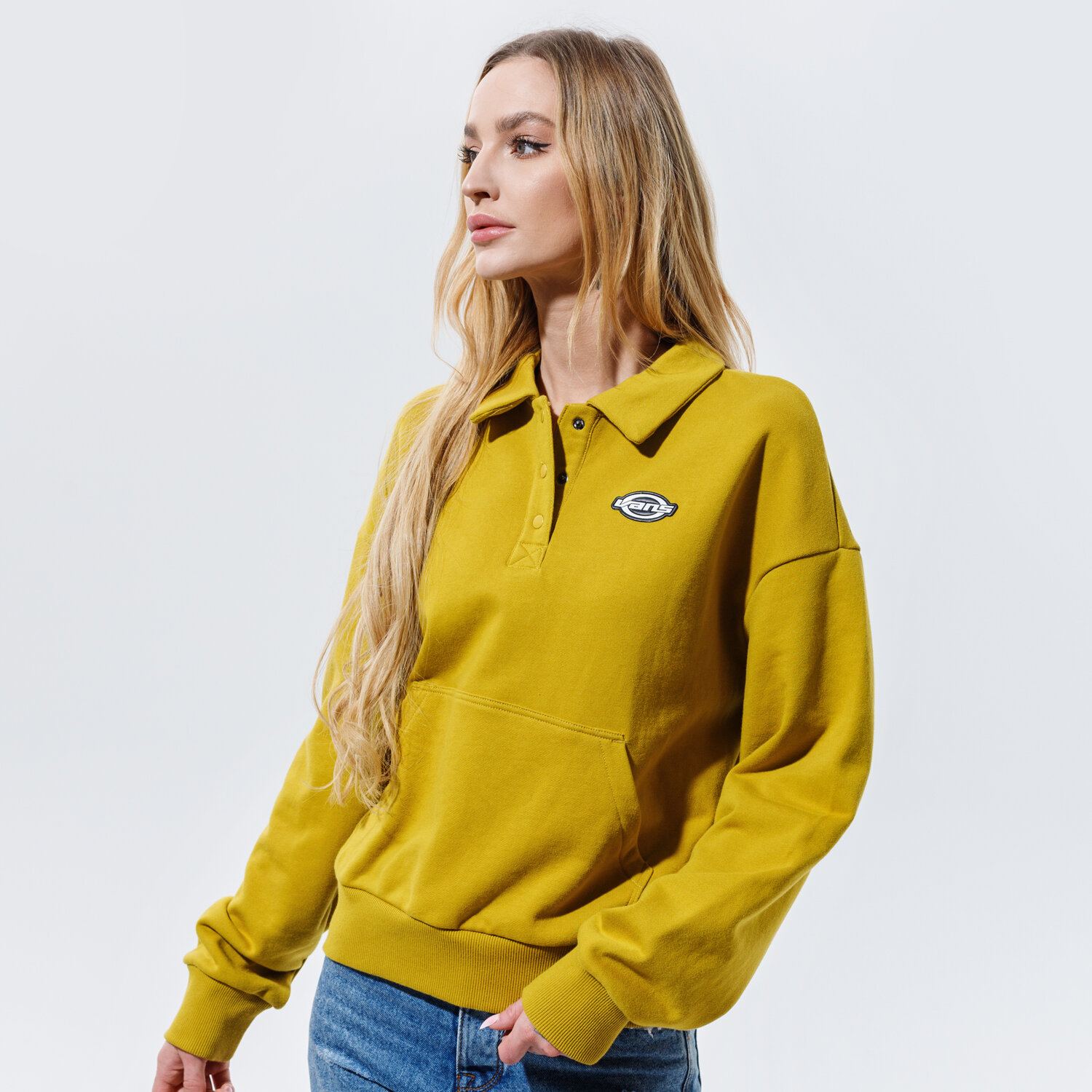 Damen VANS SWEATSHIRT WM DOME GROWN POLO F VN0A4SATZLM1 Braun