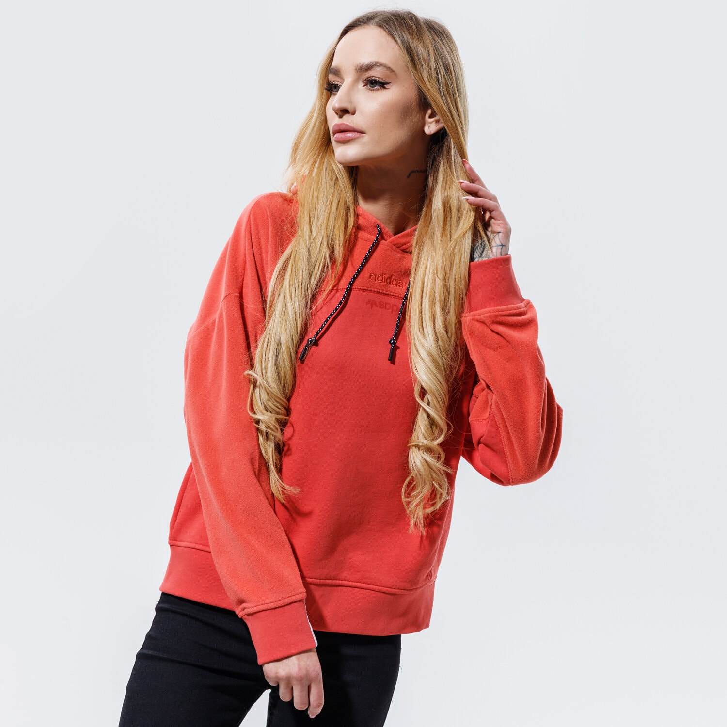 Damen ADIDAS HOODIE HOODIE GD3898 Rosa