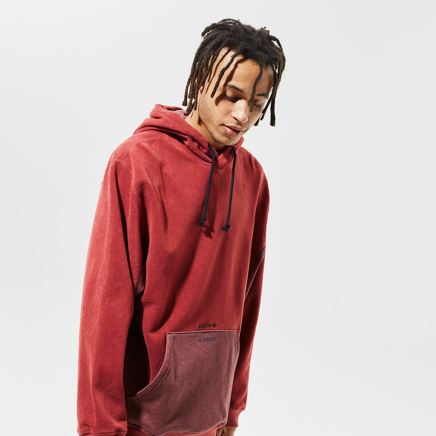 Herren ADIDAS HOODIE W HOODY GD9321 Dunkelrot