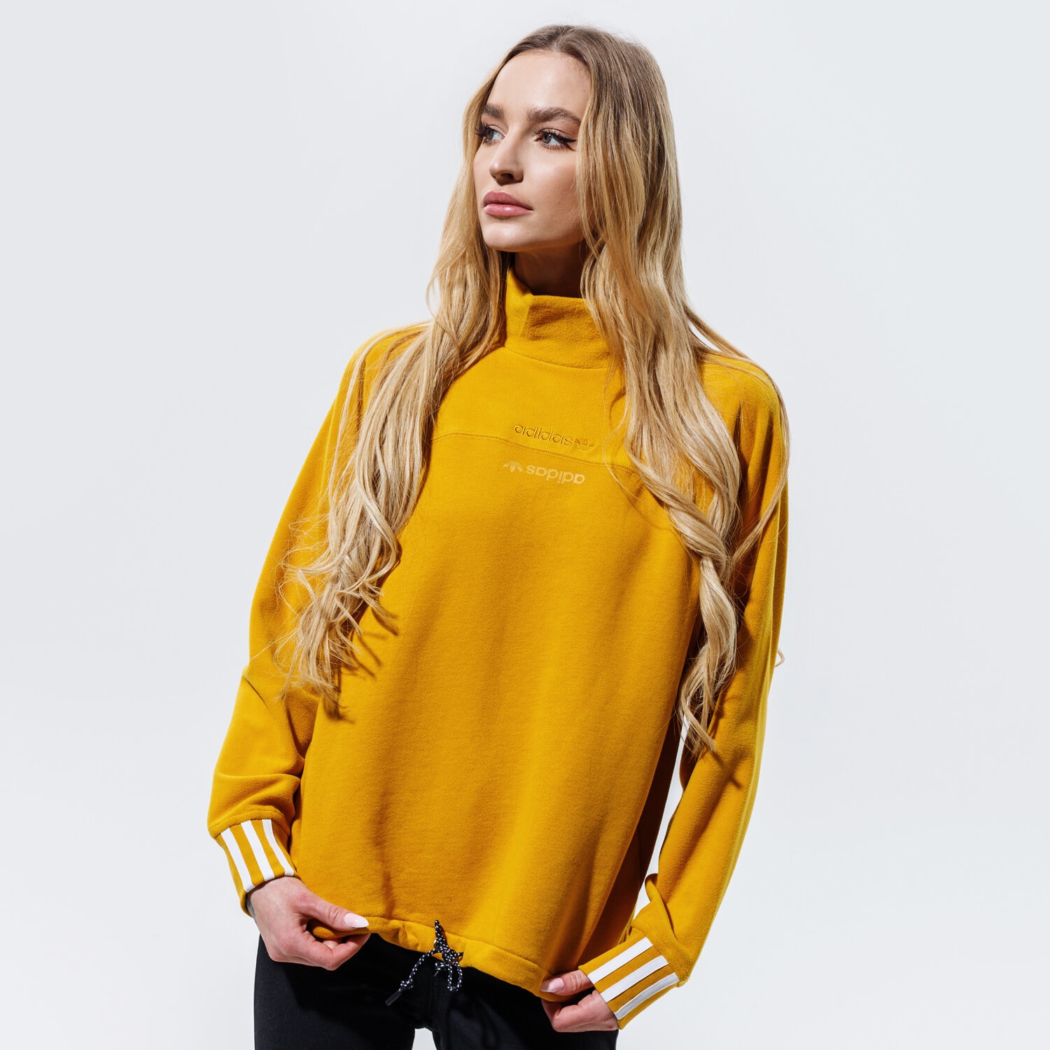 Damen ADIDAS SWEATSHIRT SWEATSHIRT GD3884 senfgelb