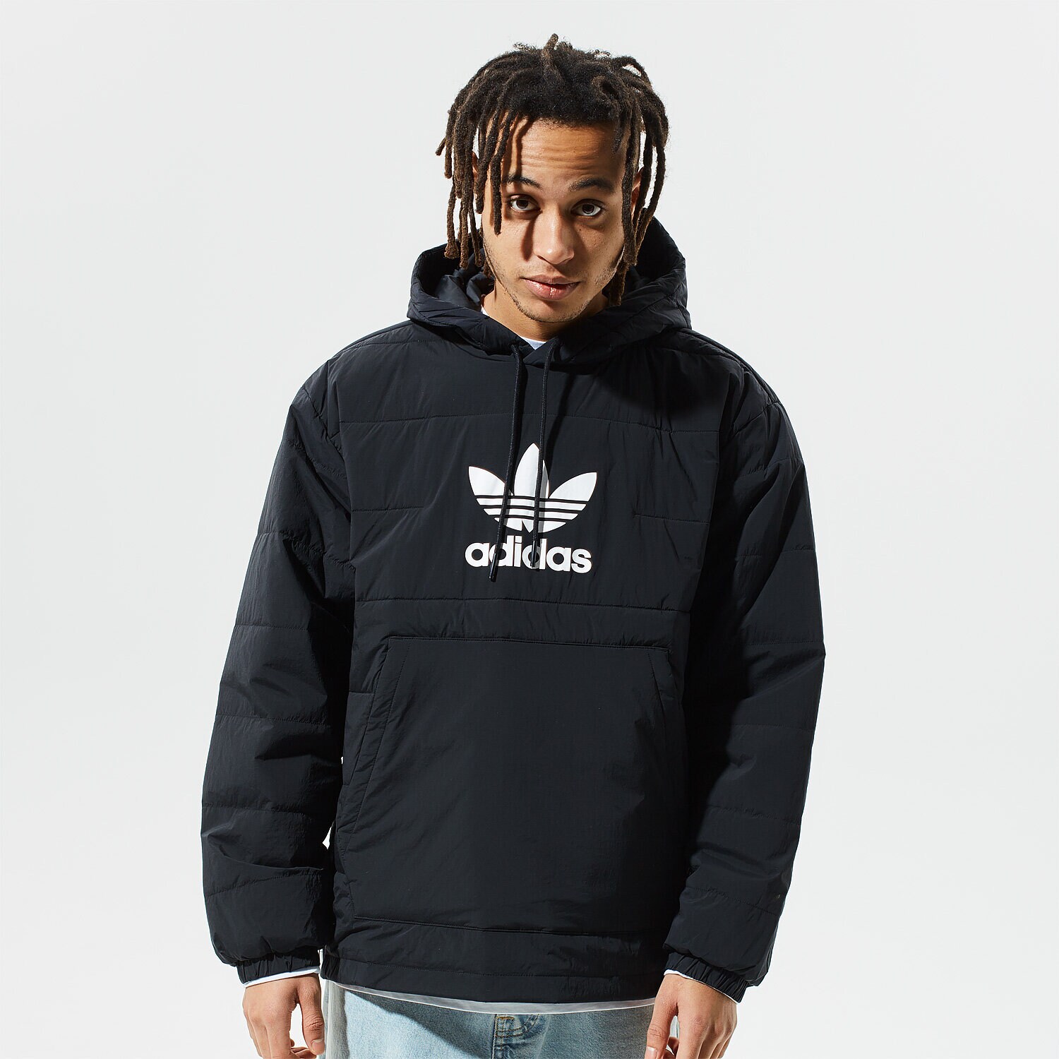 Herren Winterjacke ADIDAS JACKE WINTER LW OH TF HOODY GE1283 Schwarz