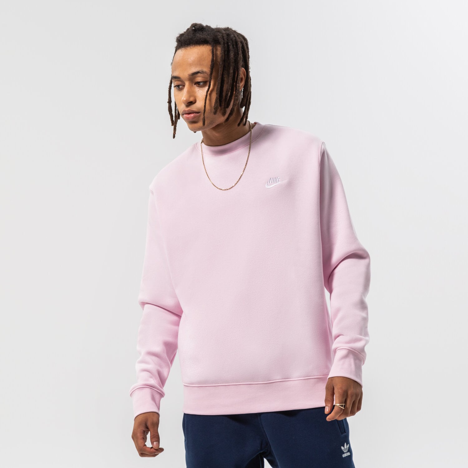 Herren NIKE SWEATSHIRT NIKE SPORTSWEAR CLUB FLEECE BV2662-663 Rosa