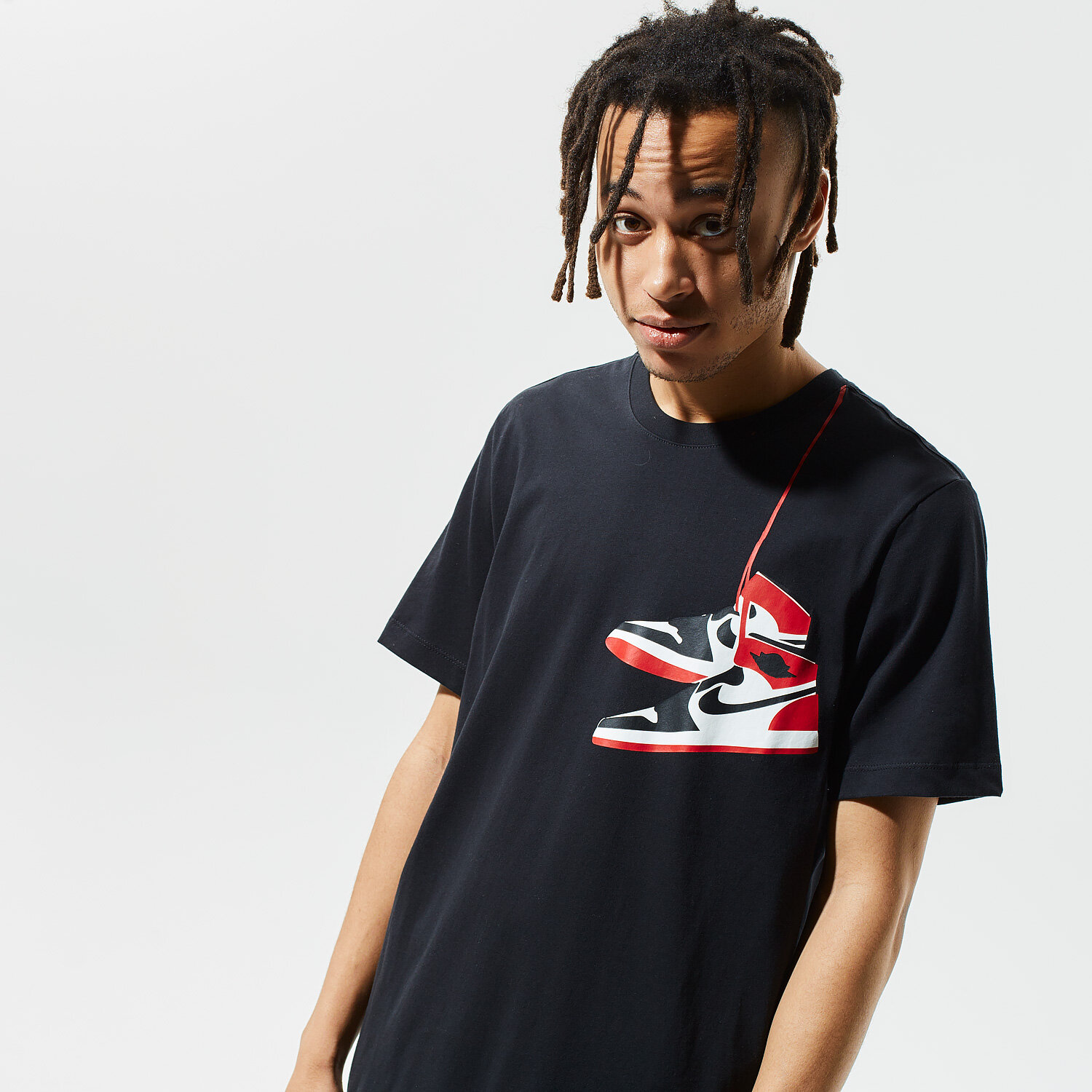 Herren T-Shirt JORDAN T-SHIRT AJ1 SHOE CZ0432-010 Schwarz