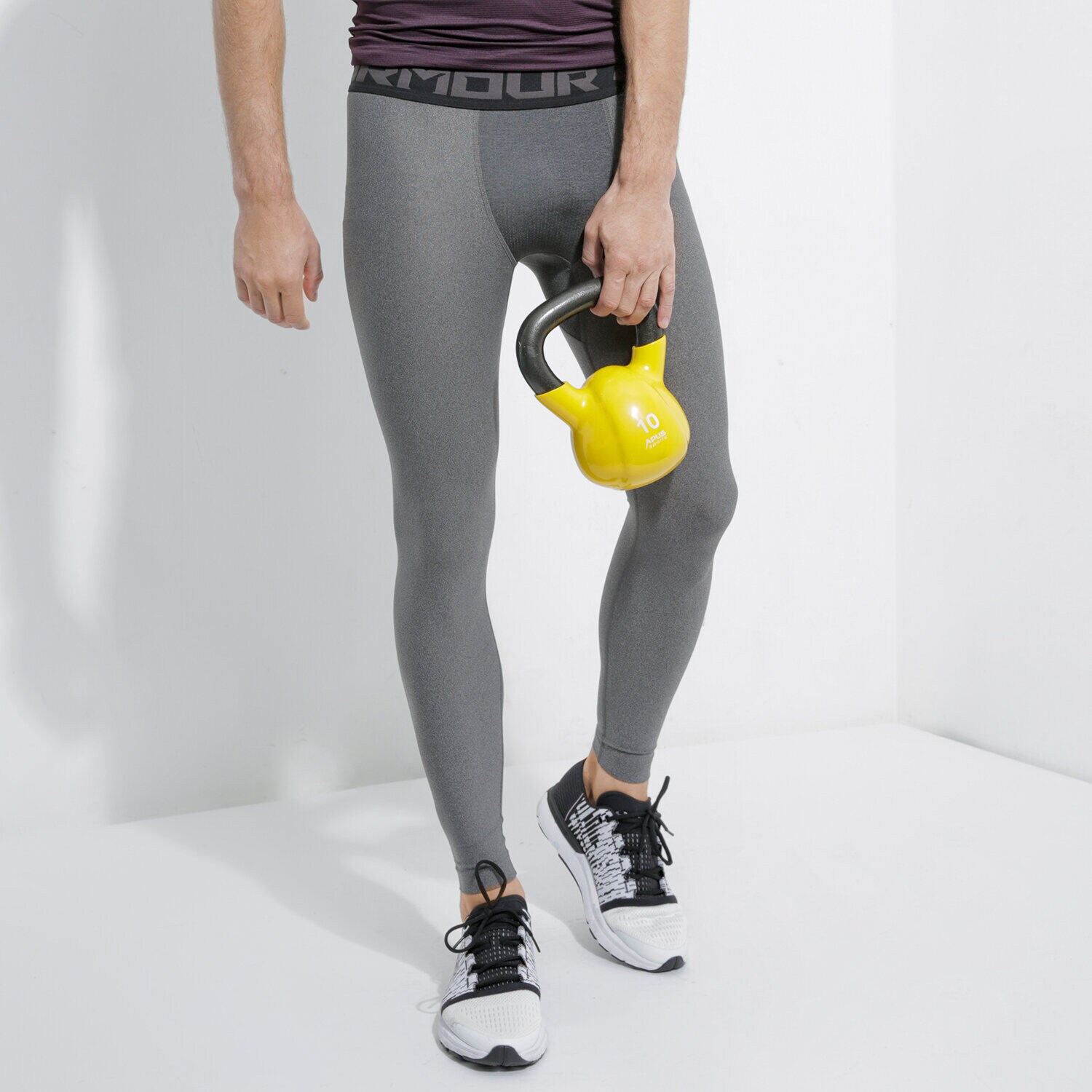 Herren Hosen UNDER ARMOUR LEGGINGS HG ARMOUR 2.0 LEGGING 1289577090 Grau