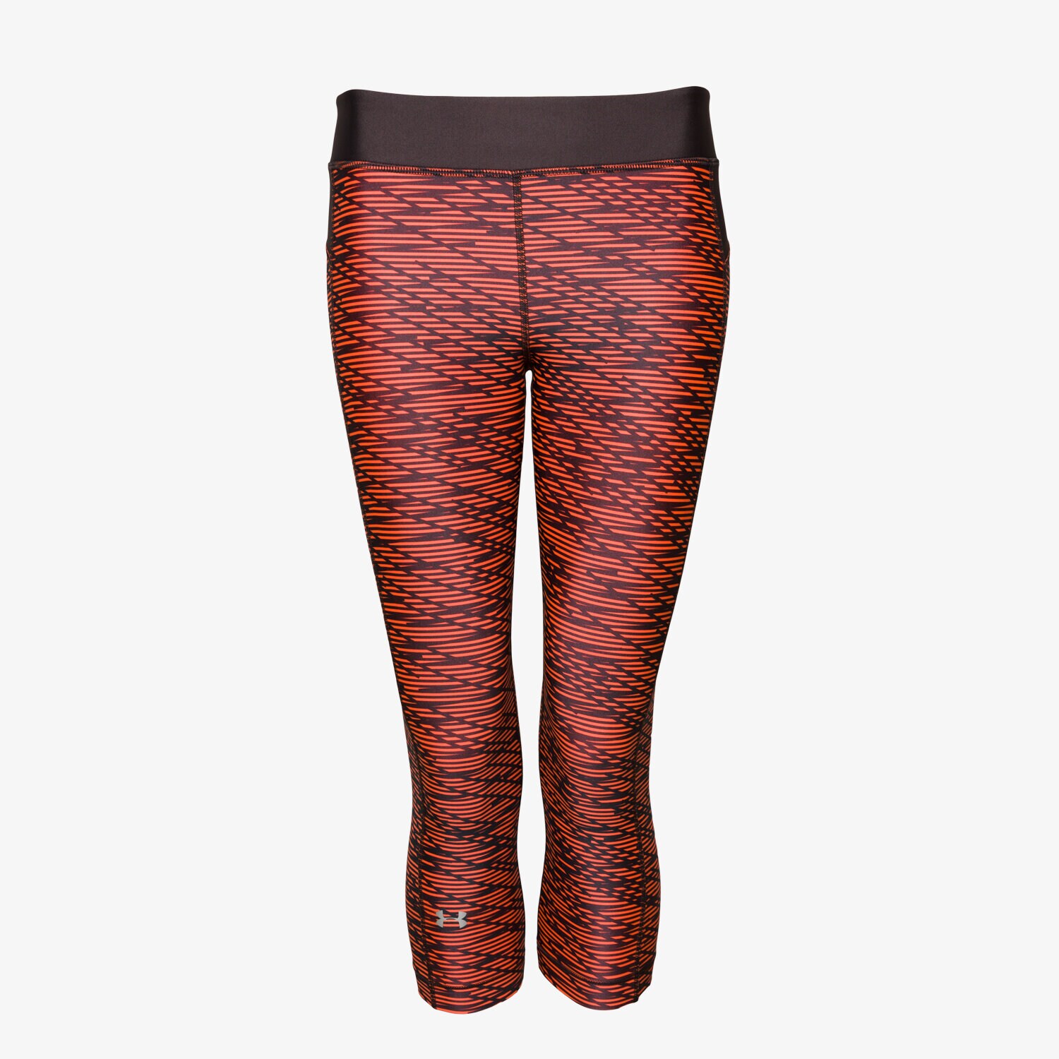 Damen Hosen UNDER ARMOUR LEGGINGS HG PRINT ED CAPRI 1297906404 Orange