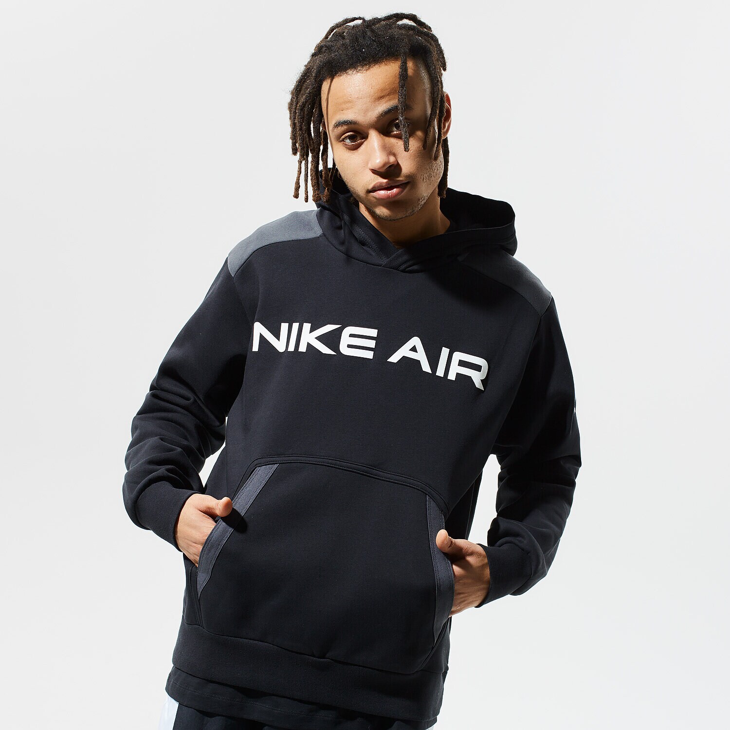 Herren NIKE HOODIE AIR DA0212-010 Schwarz